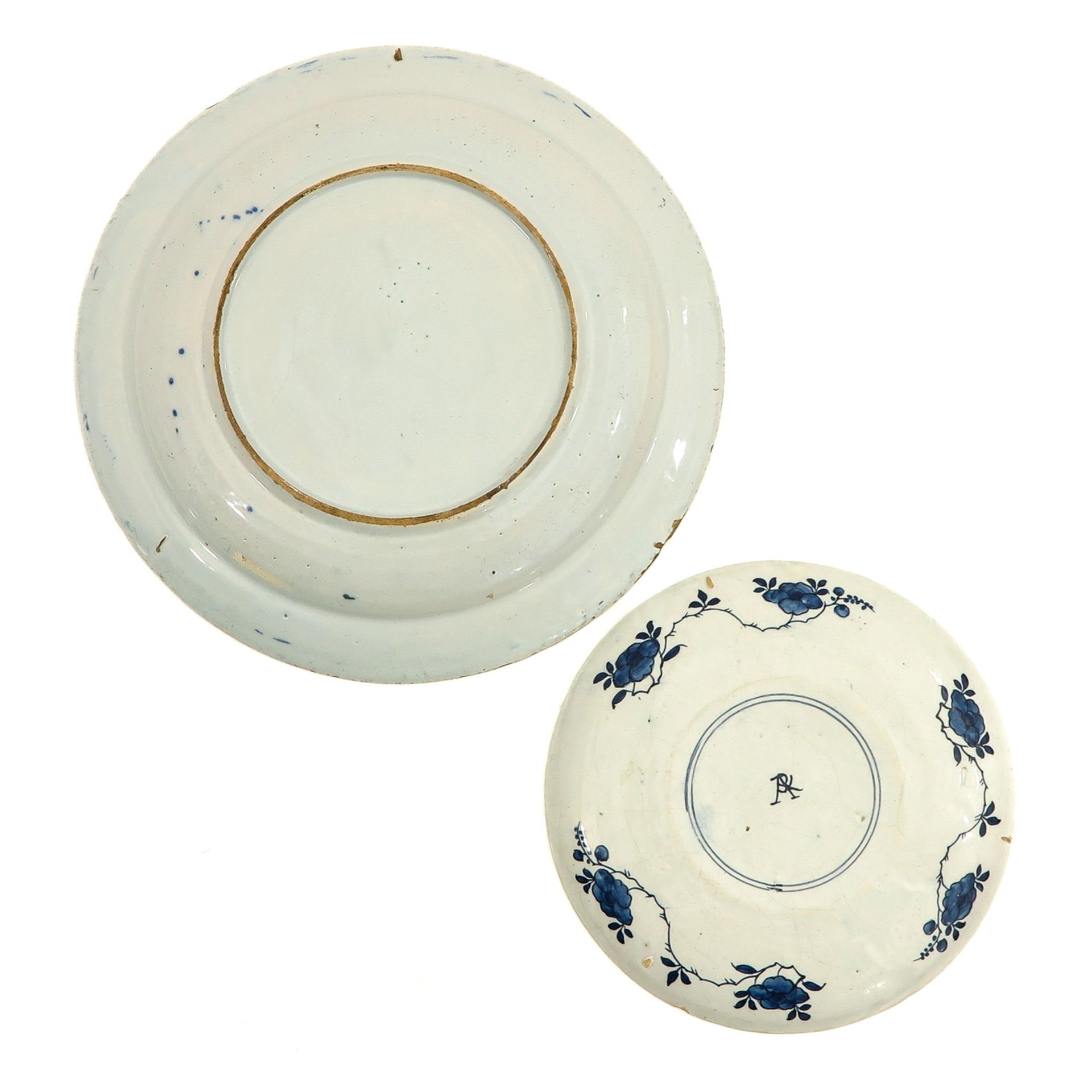 A Collection of 18th Century Delft Plates - Image 6 of 9