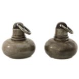 A Lot of 2 19th Century Pewter Muff Jars