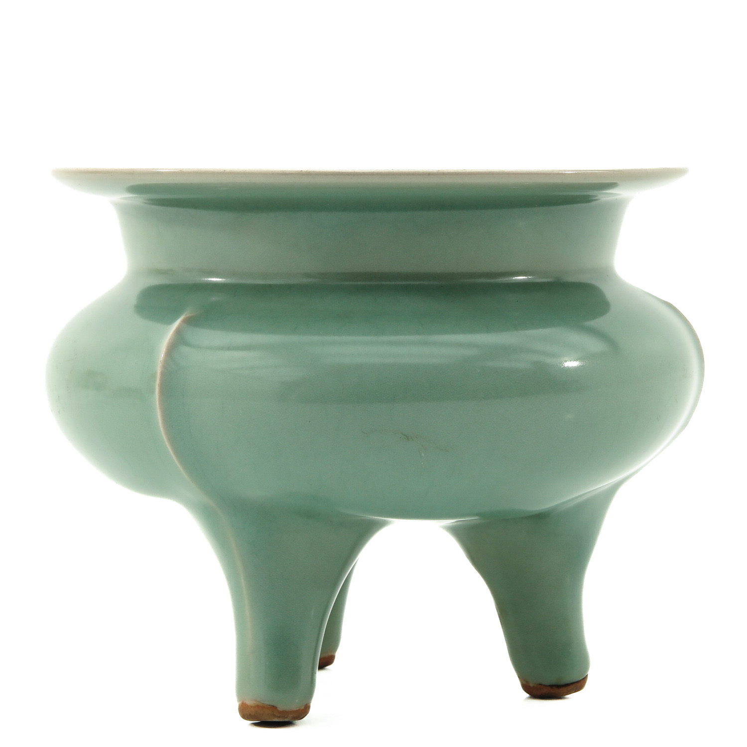 A Celadon Tripod Censer - Image 5 of 10