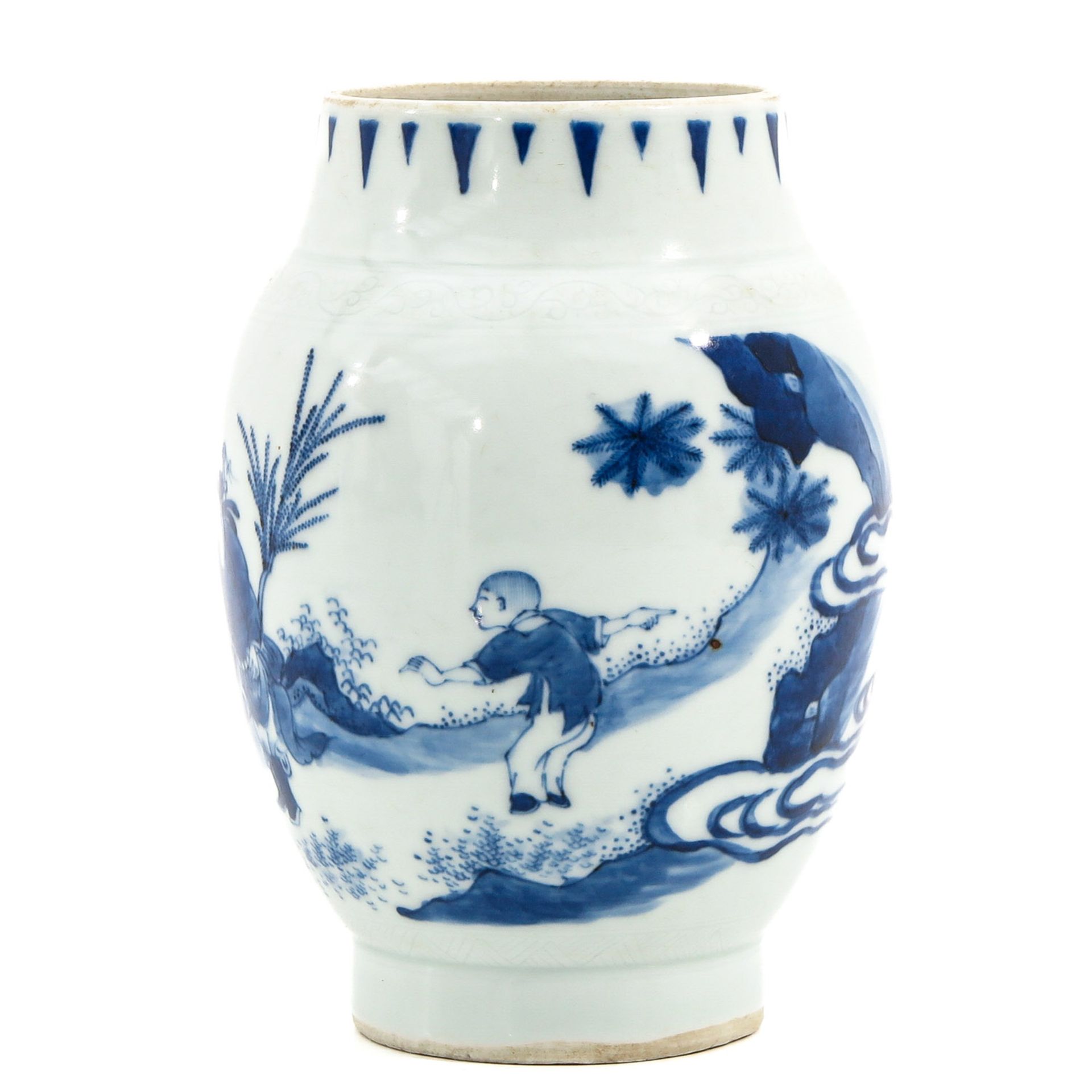 A Blue and White Vase