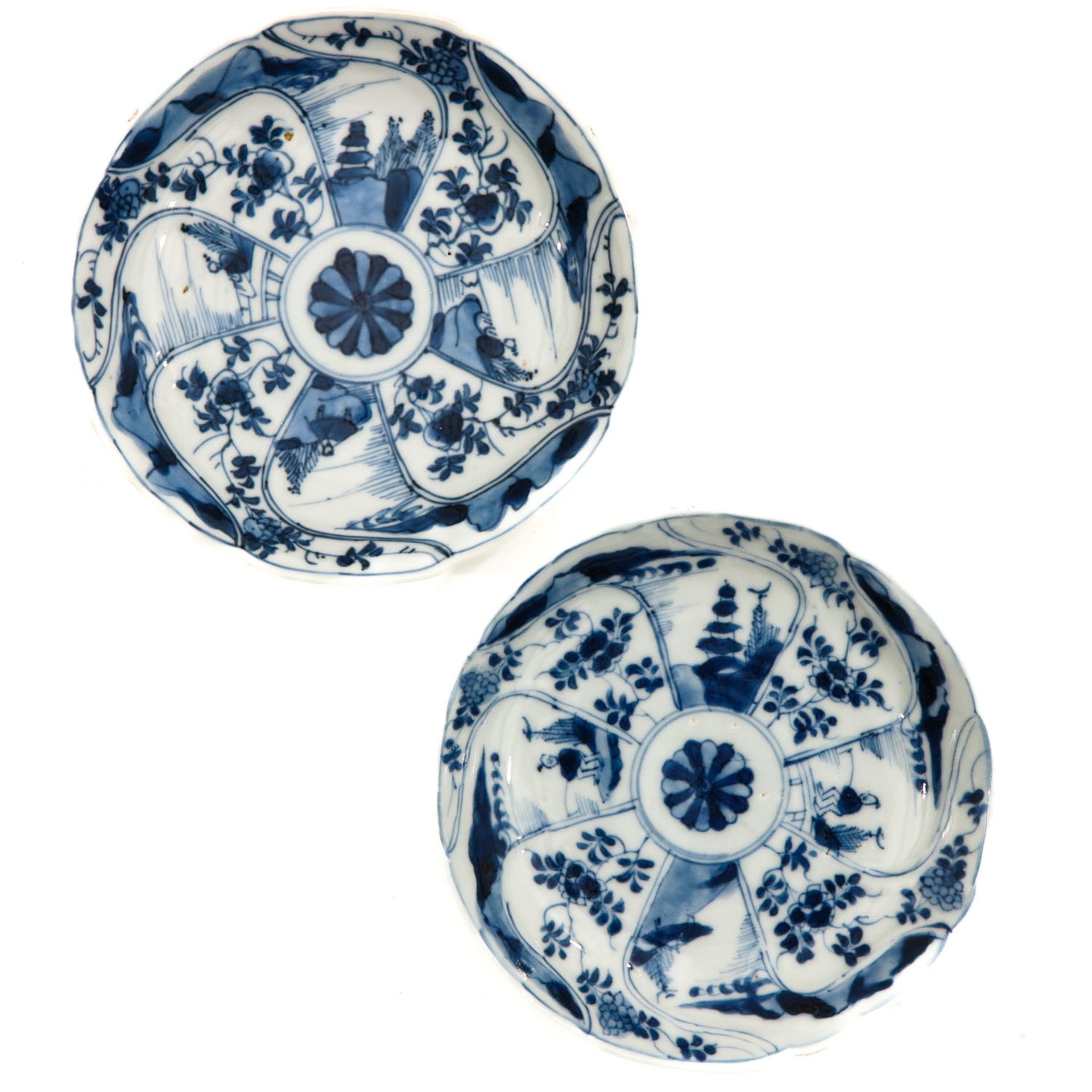 A Series of 6 Blue and White Small Plates - Image 5 of 10