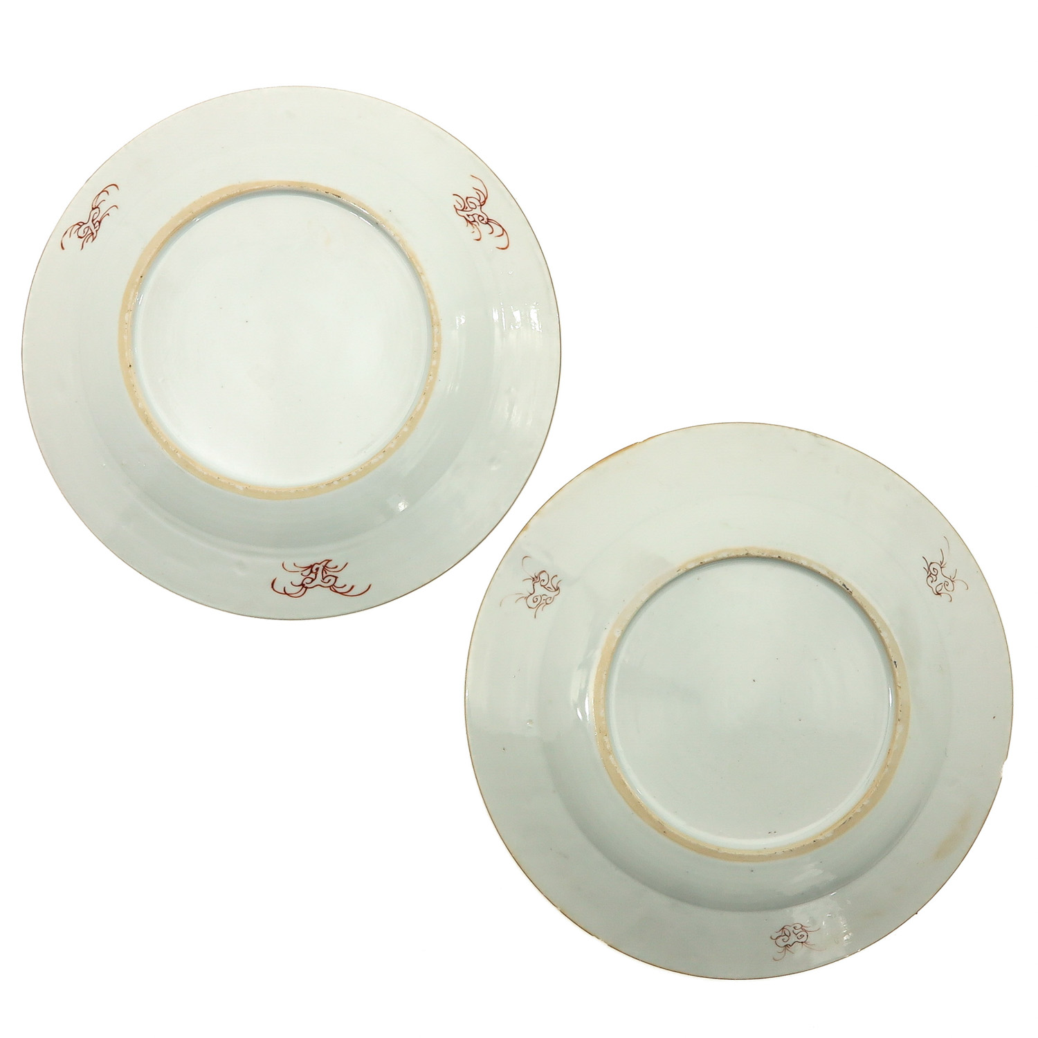 A Pair of Famille Rose Plates - Image 3 of 10