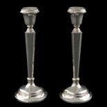 A Pair of Silver Candlesticks