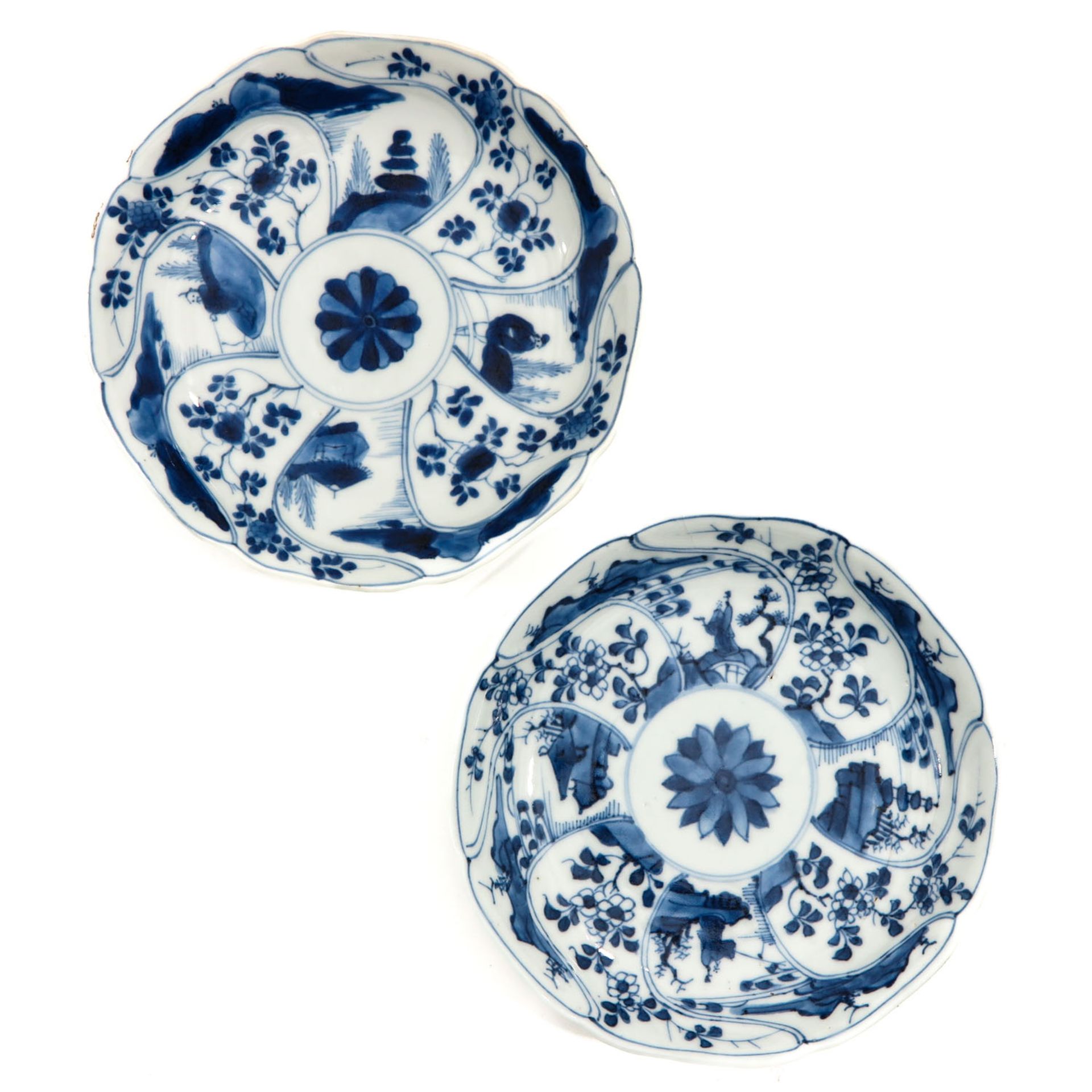 A Series of 6 Blue and White Small Plates - Image 7 of 10