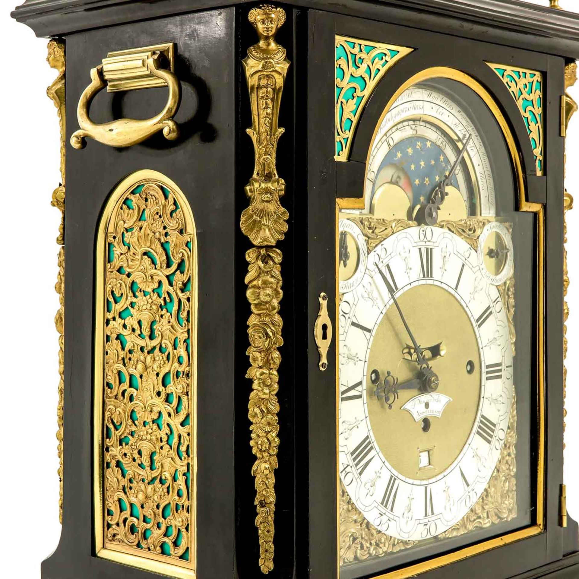 An 18th Century Table Clock signed van de Velde Amsterdam - Image 9 of 9