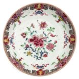 A Famille Rose Batavianware Plate