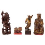 A Collection of 4 Chinese Sculptures