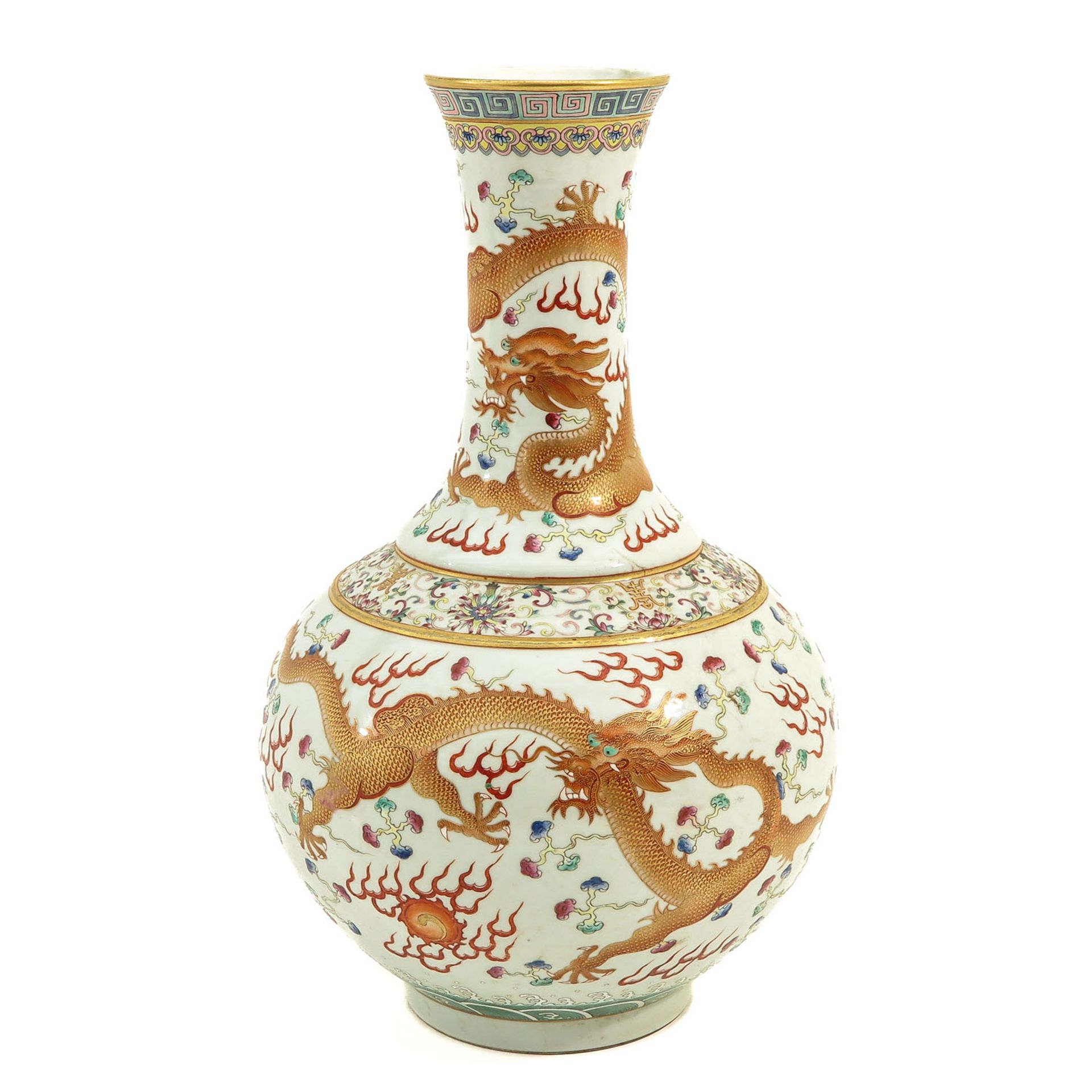 A Famille Rose Vase