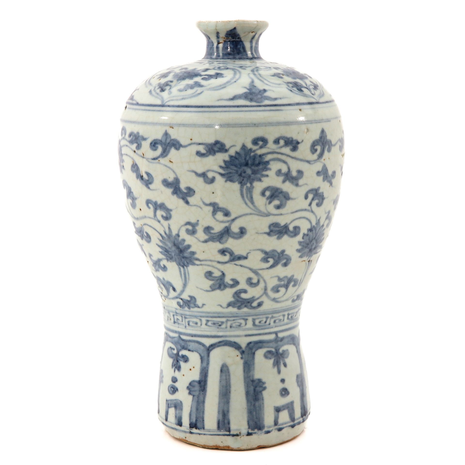 A Blue and White Meiping Vase - Image 3 of 9