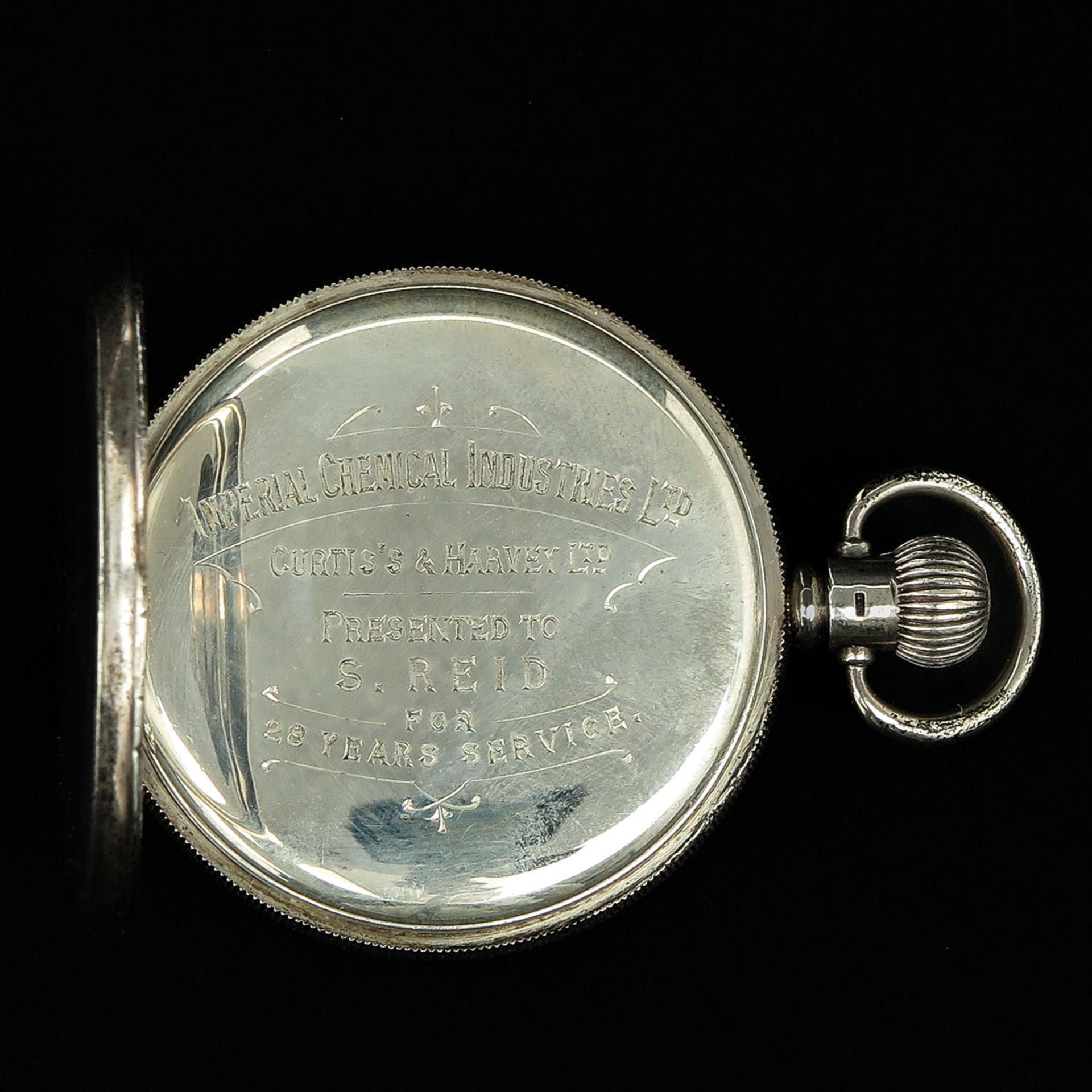 A Silver Pocket Watch Signed G.H. Meylan - Image 7 of 7