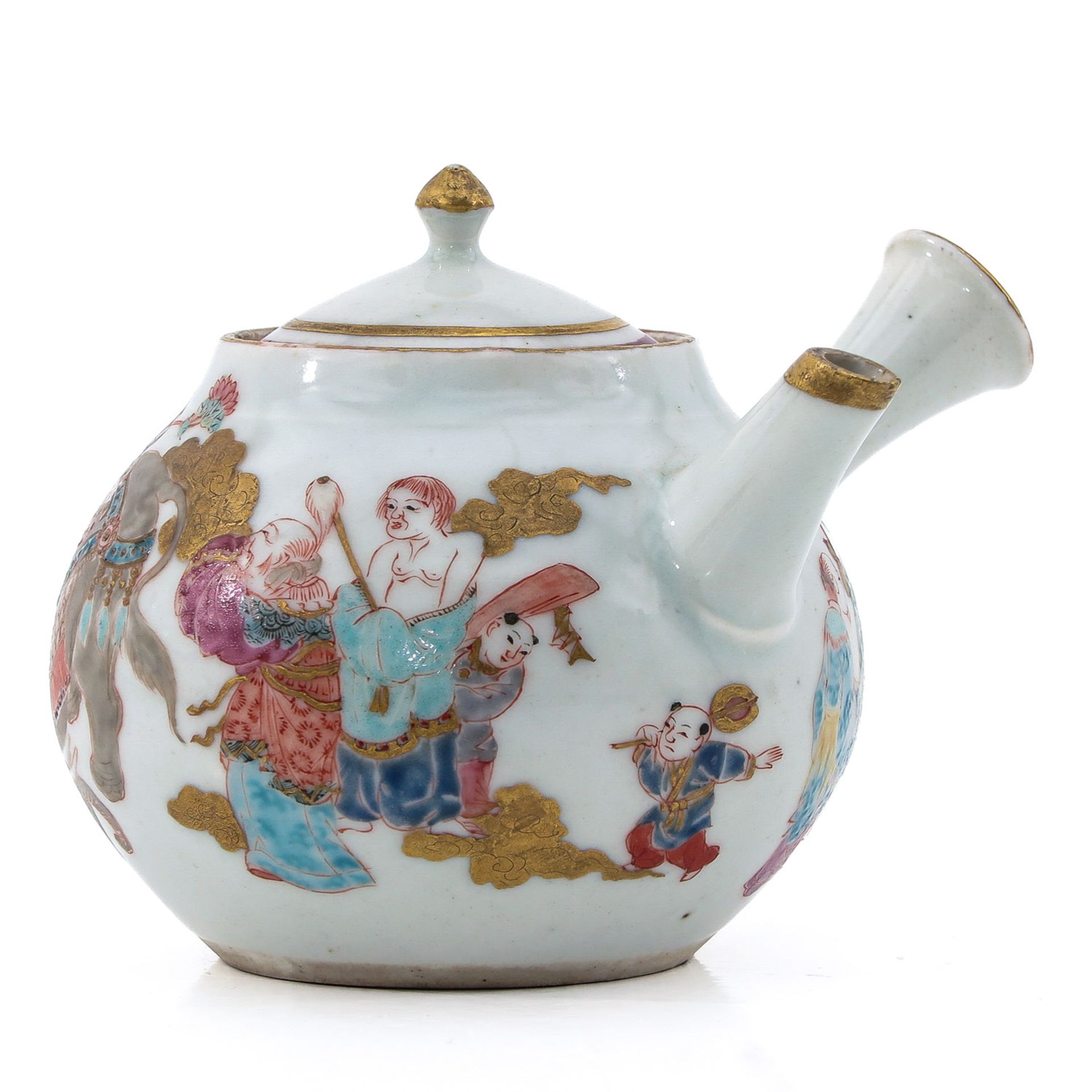 A Small Famille Rose Teapot - Bild 4 aus 10