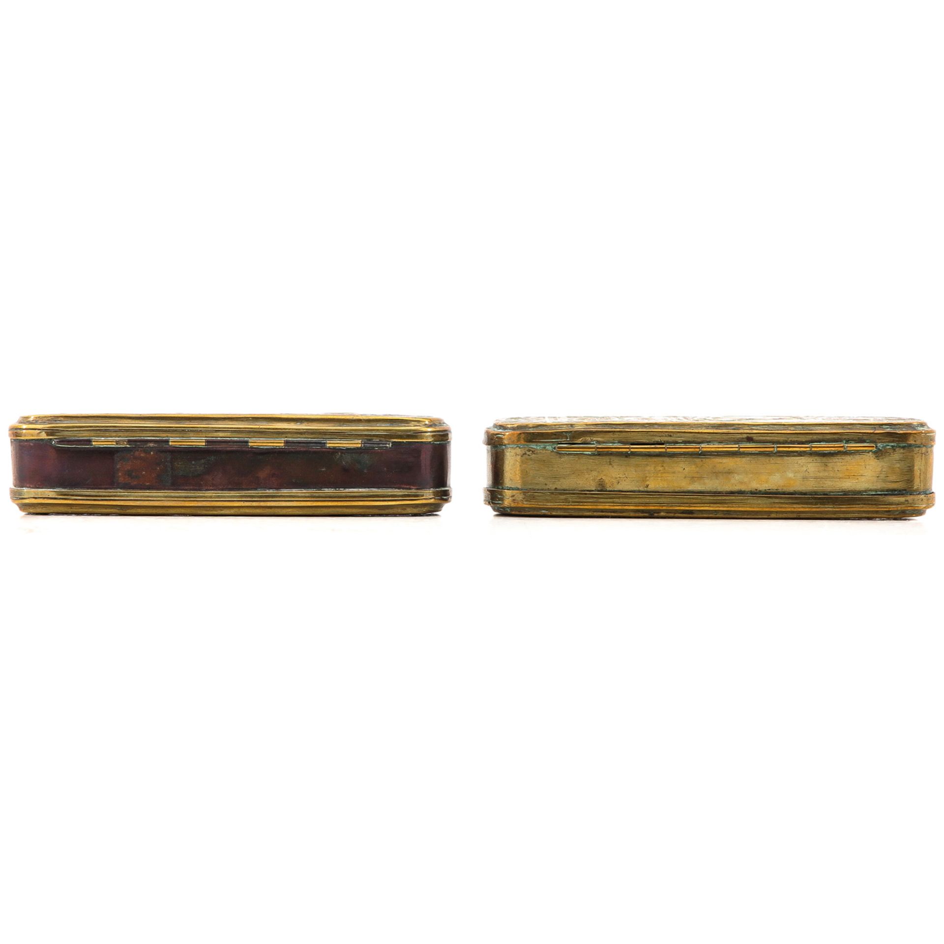 A Collection of 2 18th Century Copper Tobacco Boxes - Image 3 of 9