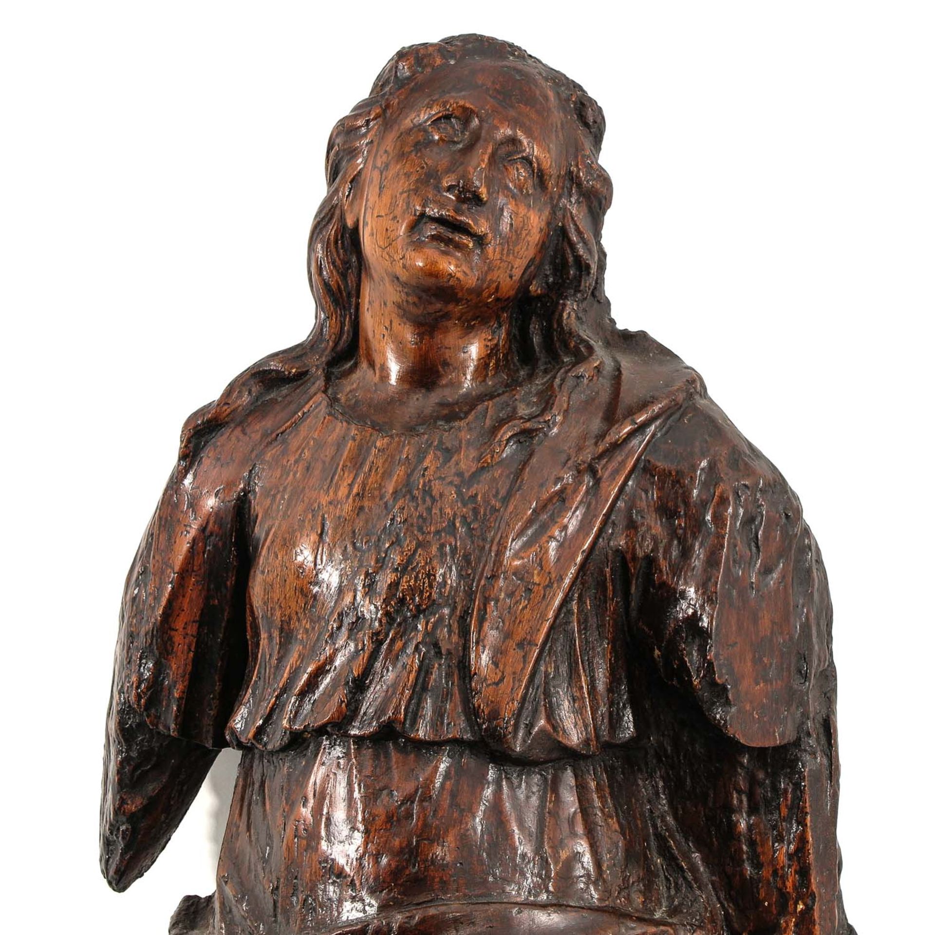 A 16th - 17th Century Religious Sculpture - Image 3 of 8