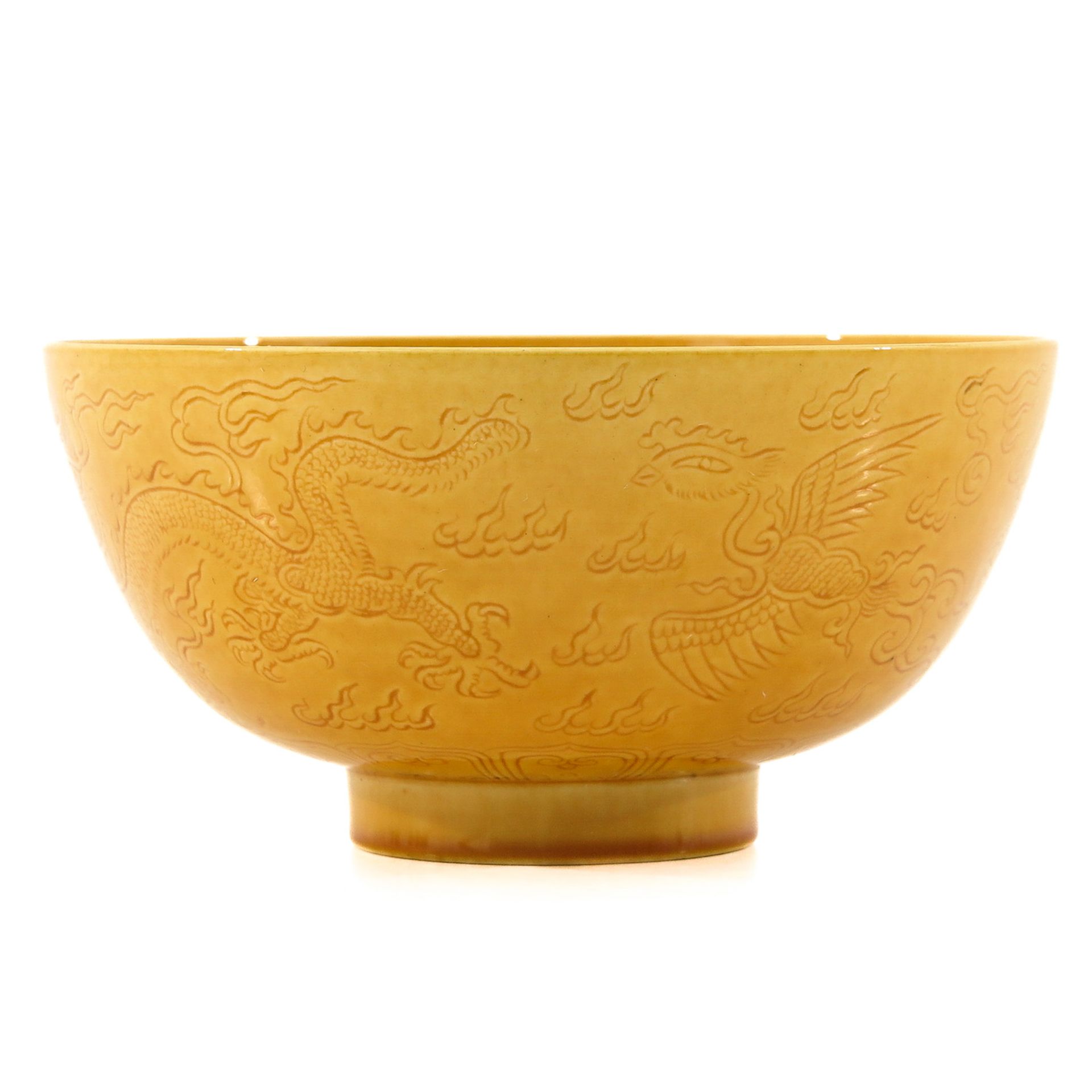 A Yellow Glaze Bowl - Image 4 of 10