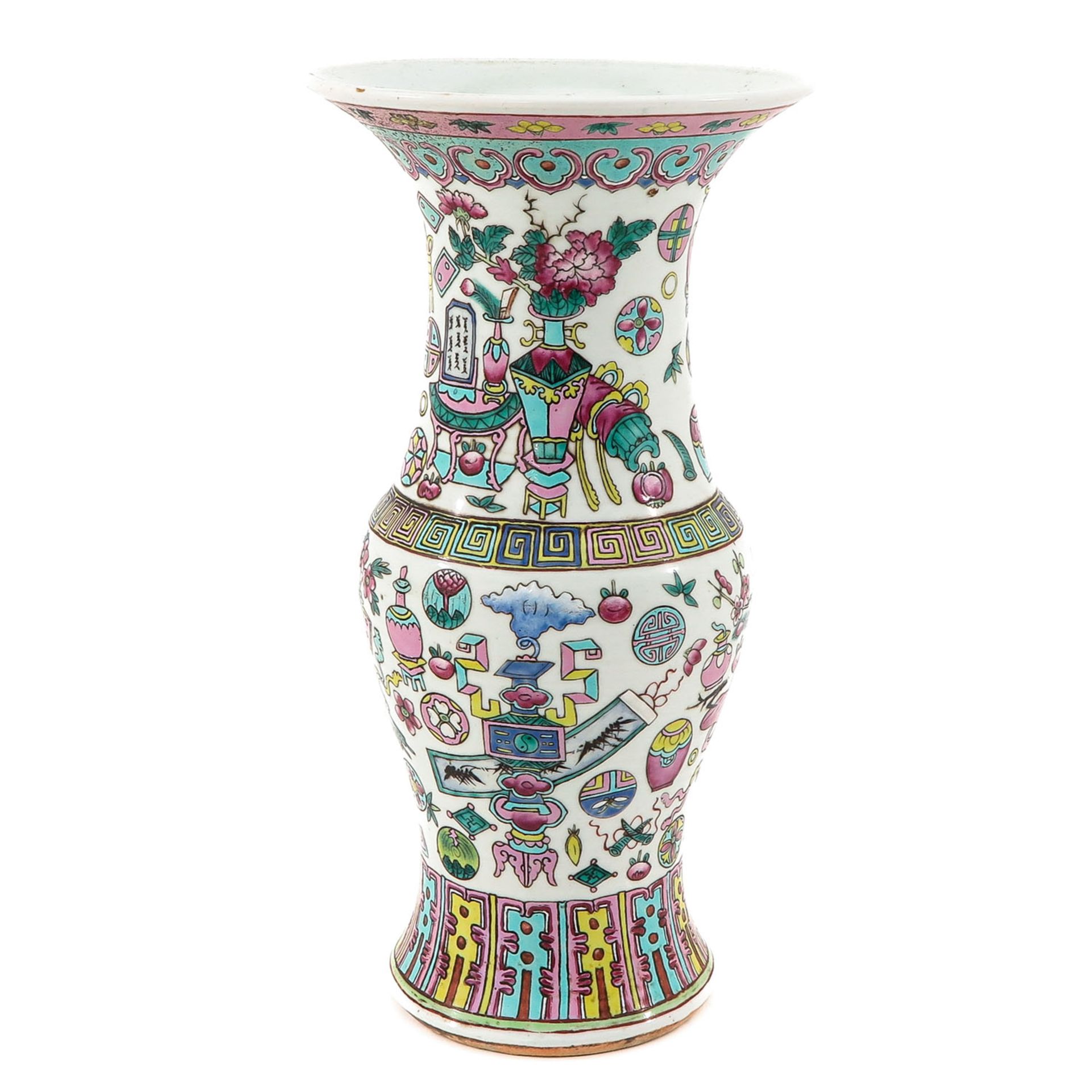 A Famille Rose Vase