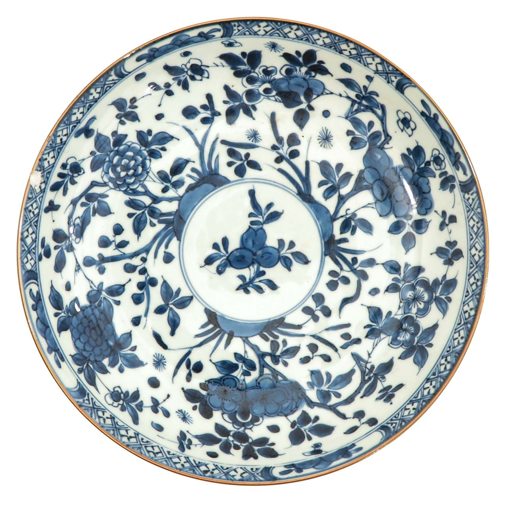 A Pair of Blue and White Plates - Image 3 of 9