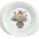 A Famille Rose Dish