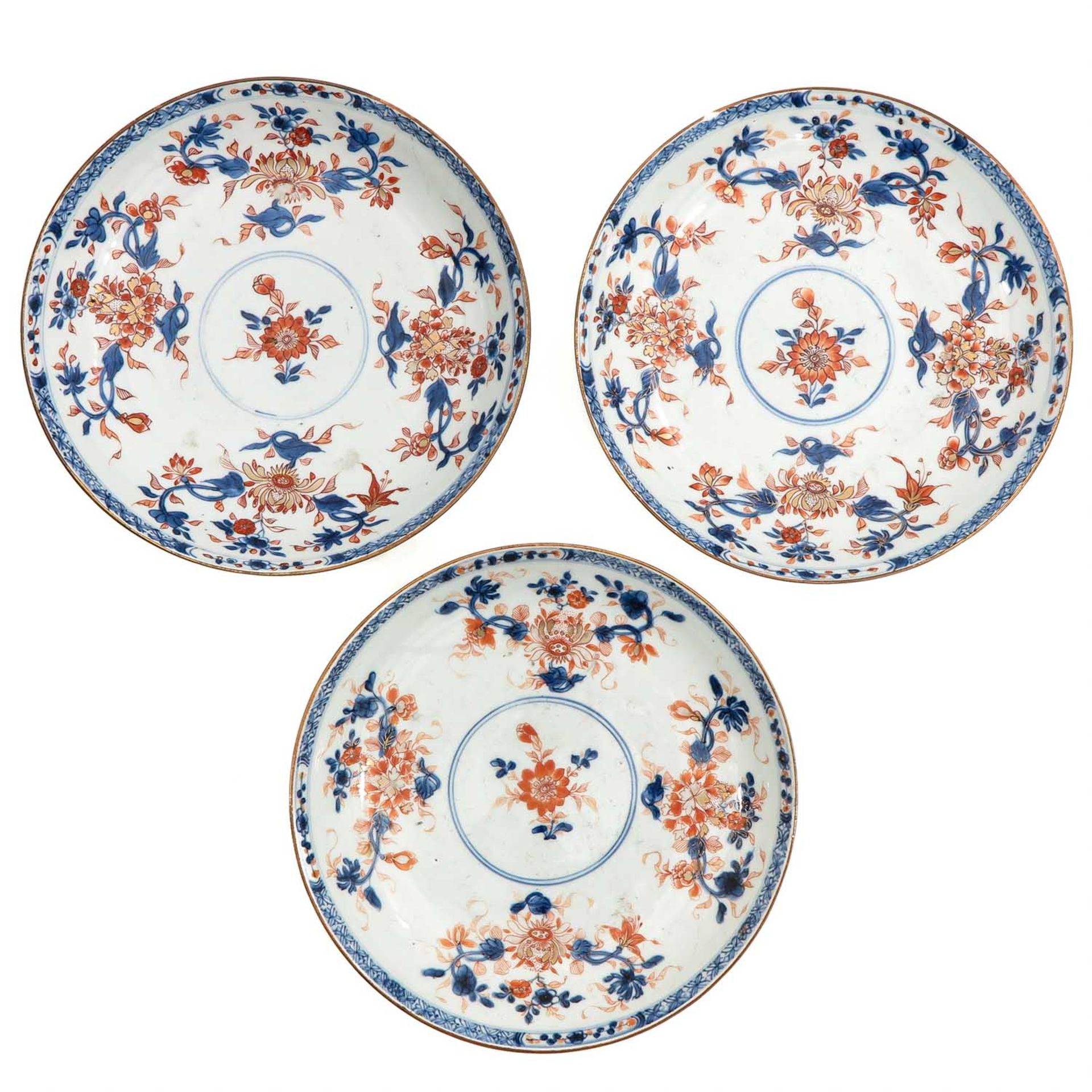 A Series of 3 Imari Plates