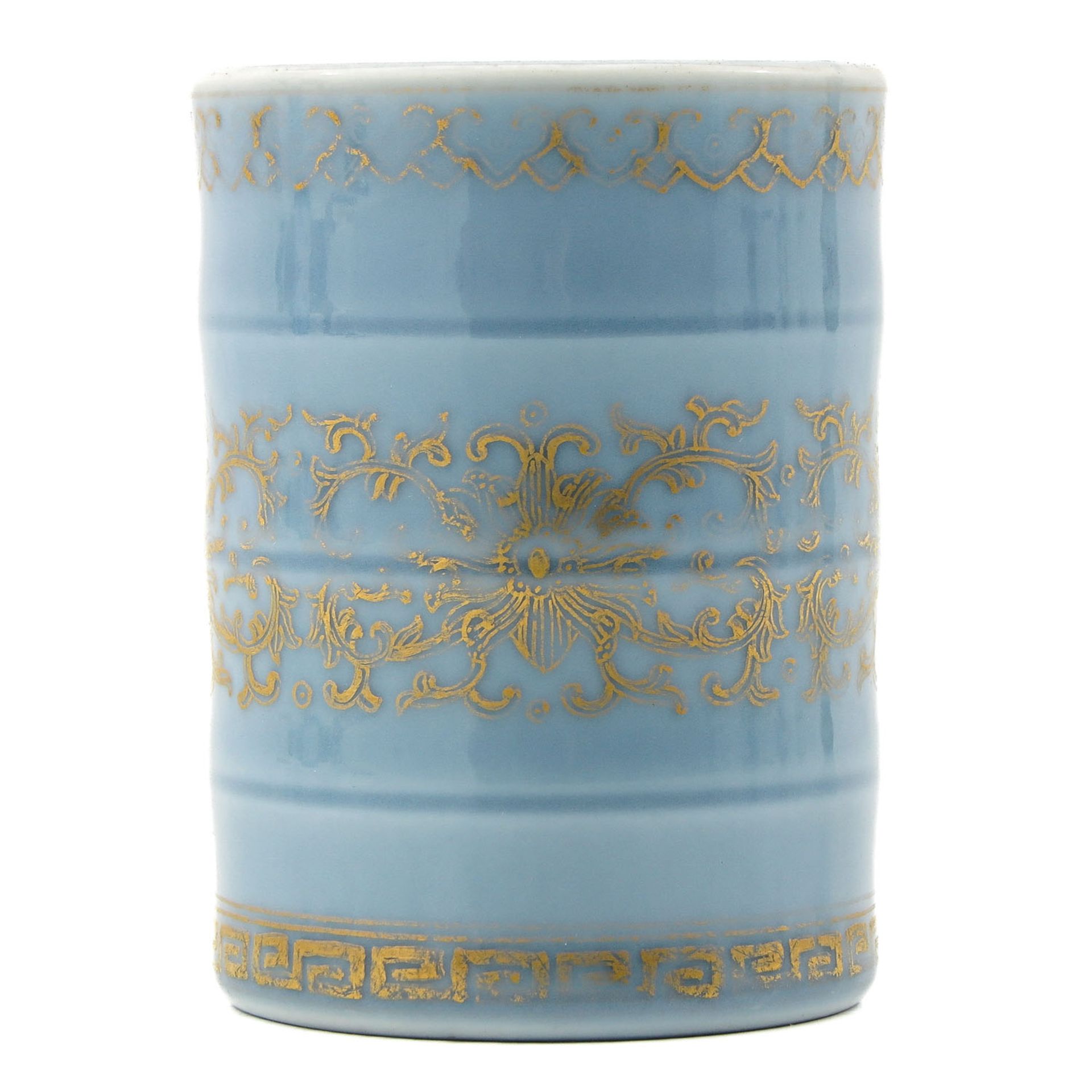 A Light Blue Glaze Brush Pot - Image 2 of 10