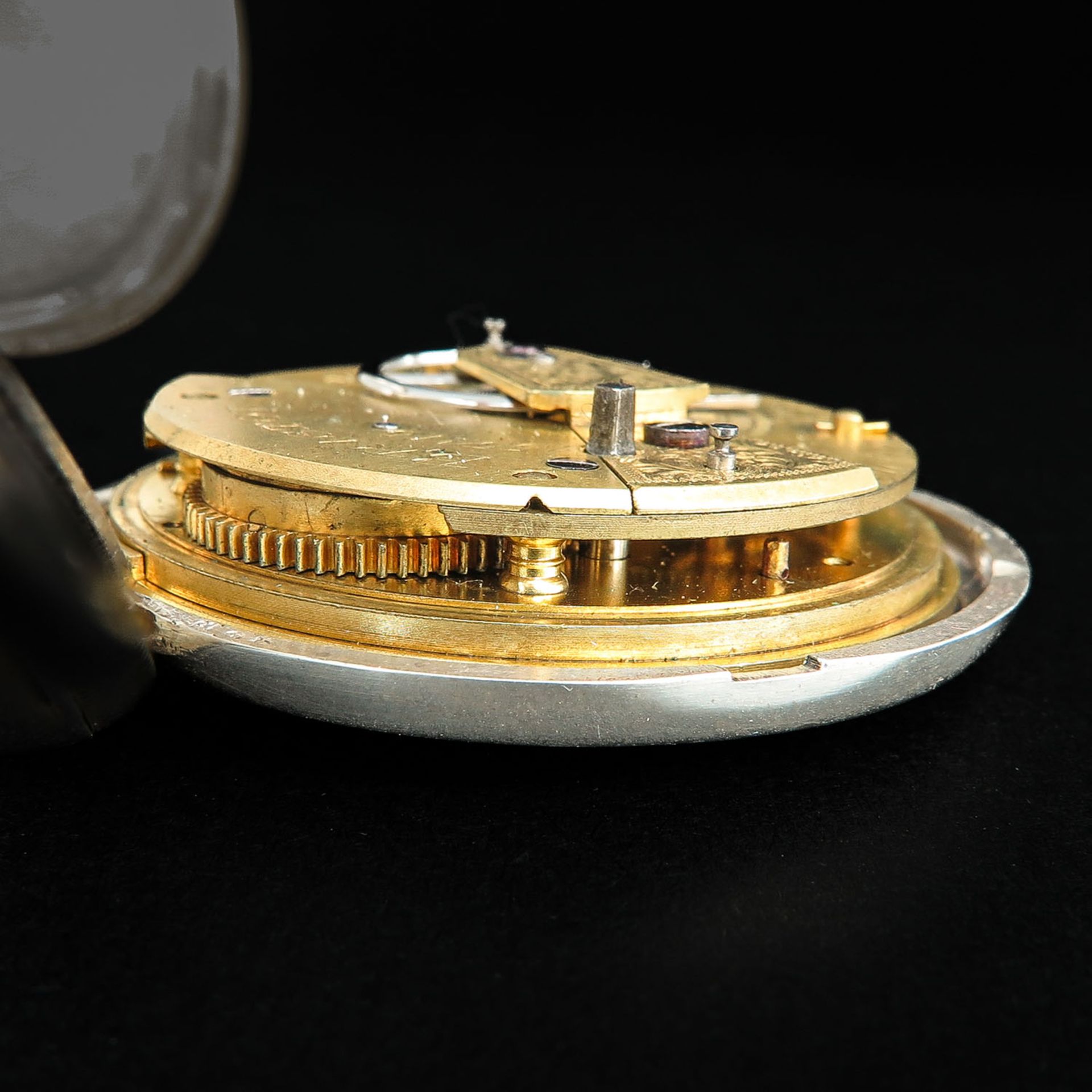 A Silver Pocket Watch - Image 7 of 9