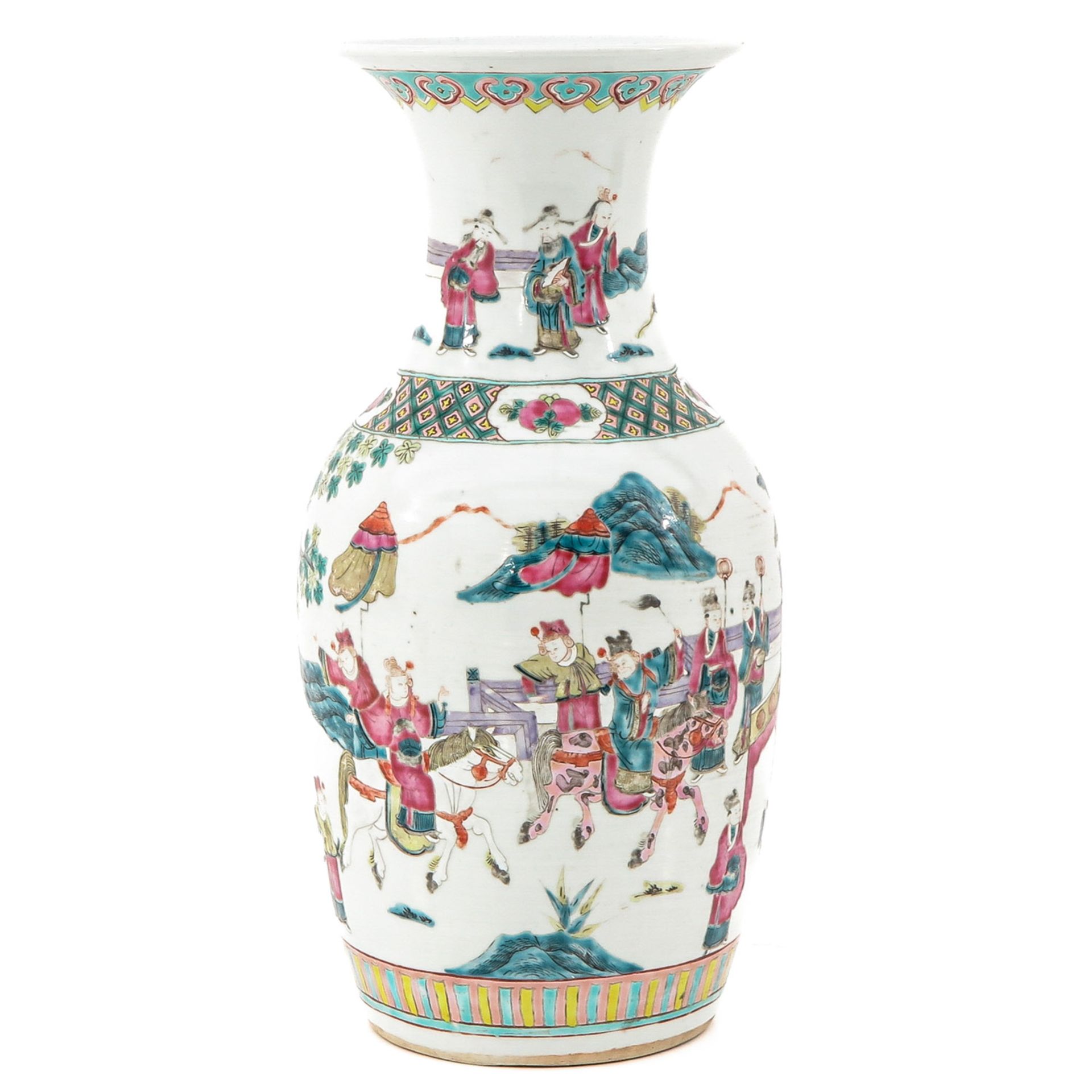 A Famille Rose Vase - Bild 3 aus 10