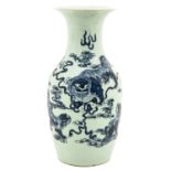 A Blue and White Vase