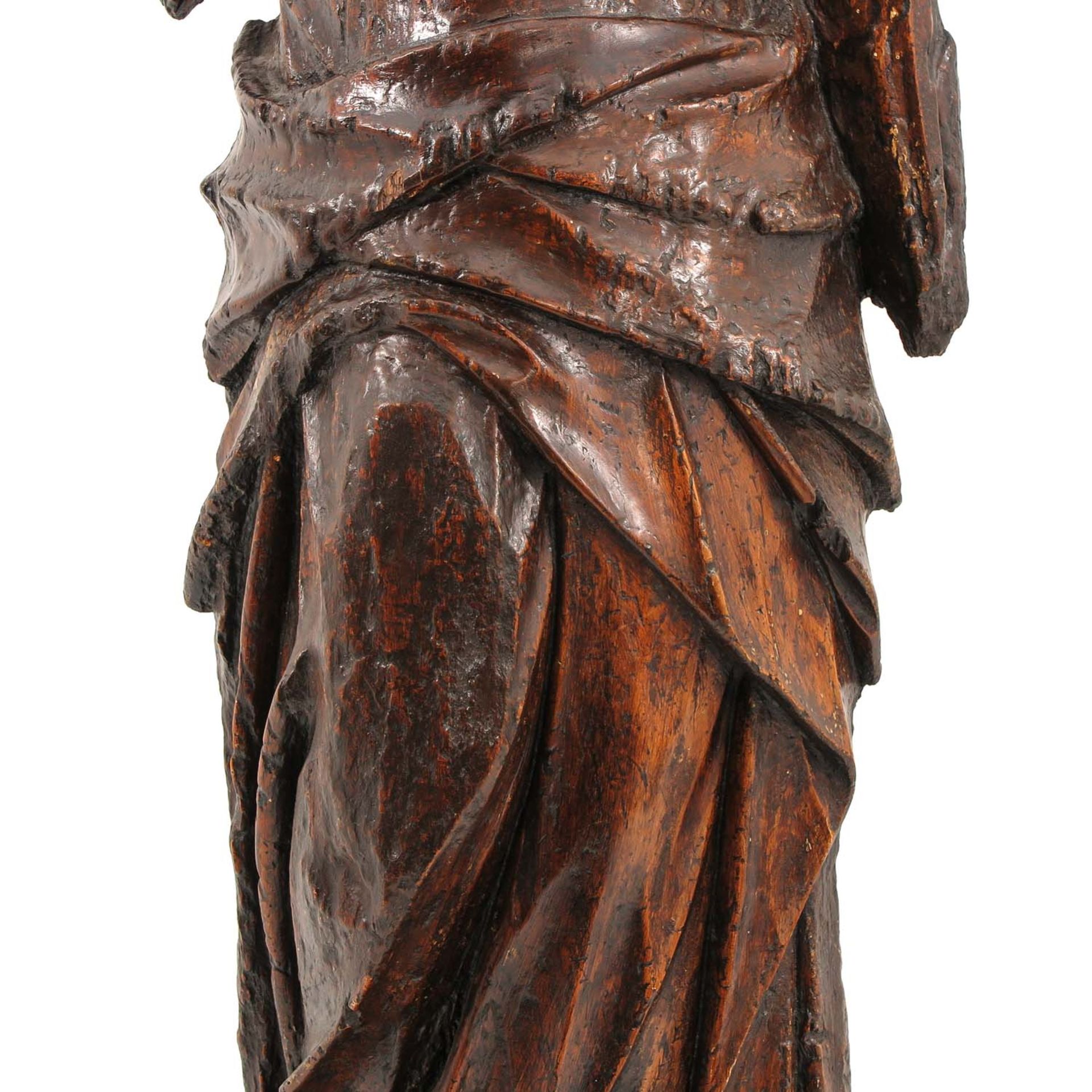 A 16th - 17th Century Religious Sculpture - Image 4 of 8