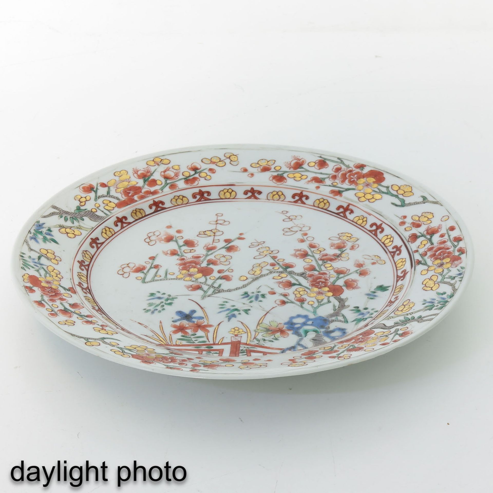 A Polychrome Decor Plate - Image 3 of 6