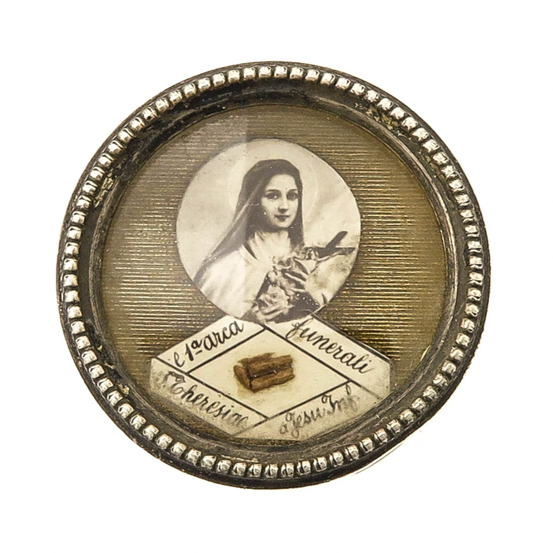 A Collection of 3 Relics from Saint Theresa - Image 3 of 8