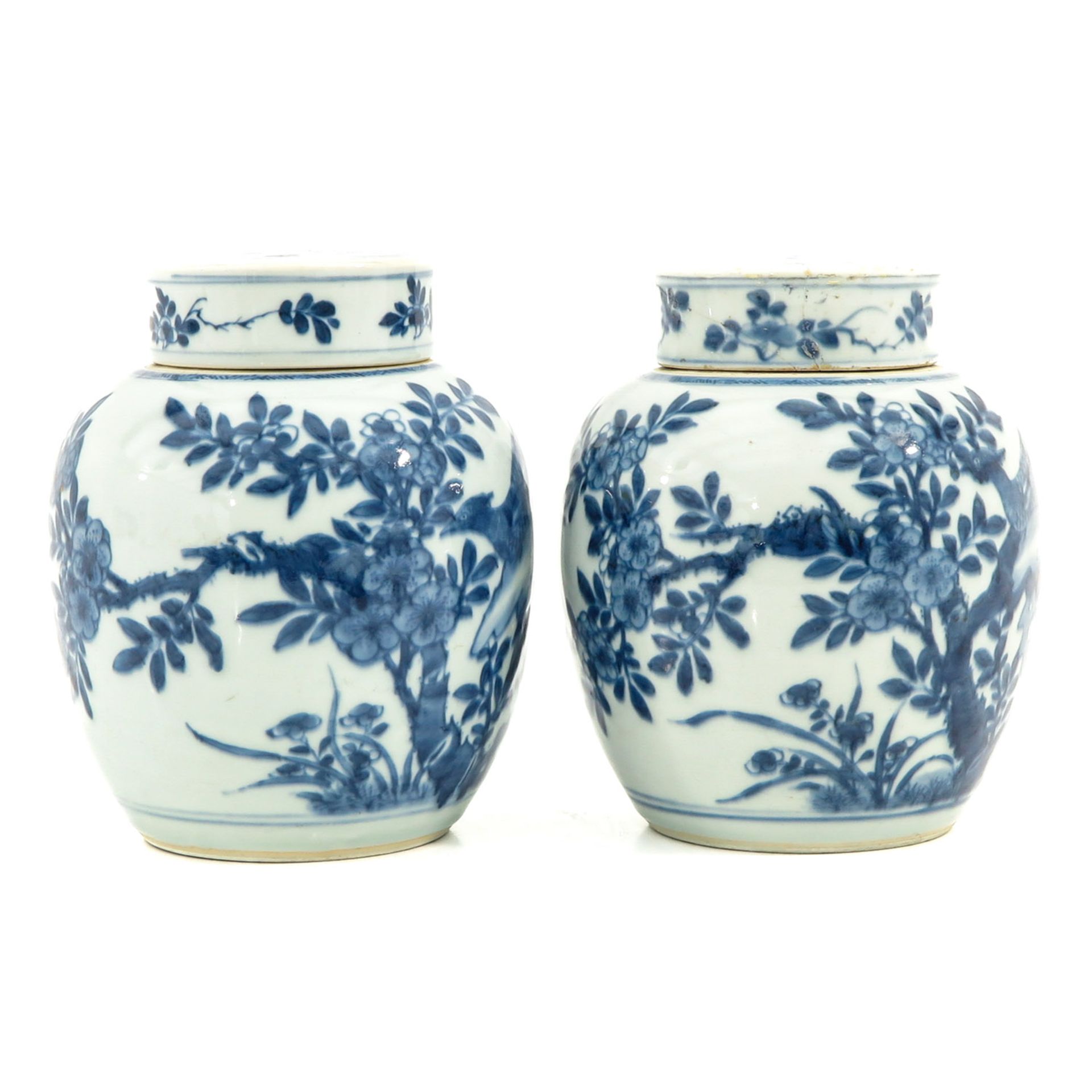 A Pair of Blue and White Ginger Jars - Image 4 of 10