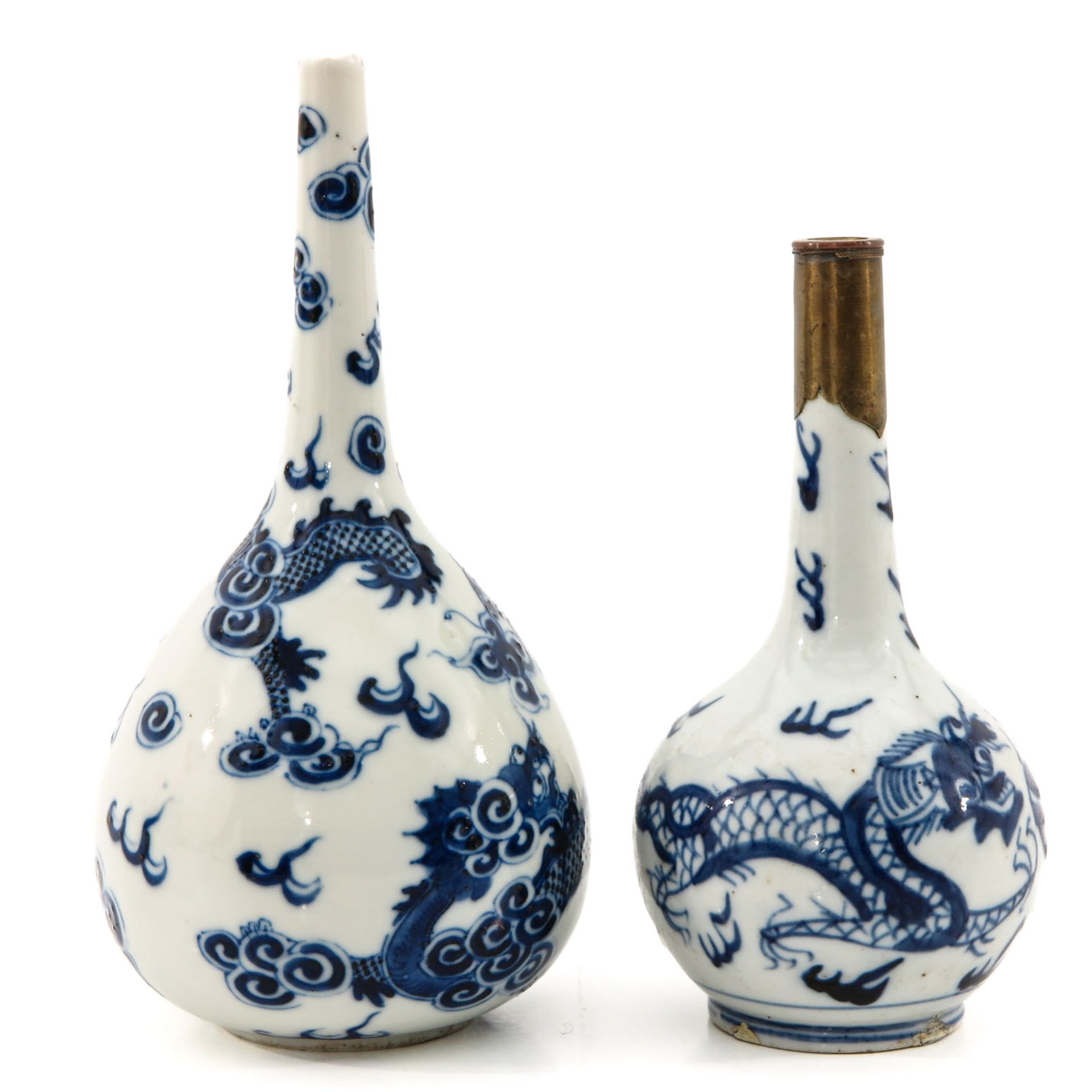A Lot of 2 Bleu de Hue Vases - Bild 4 aus 10