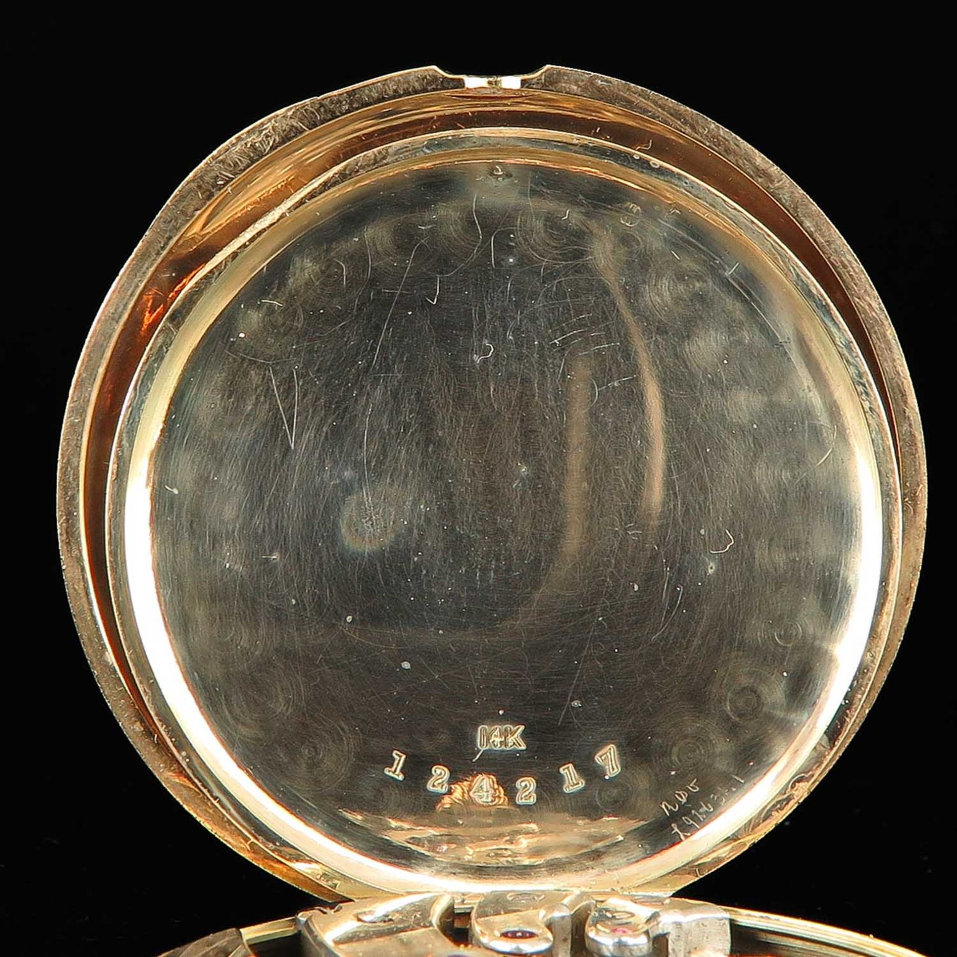 A 14KG Pocket Watch Signed Agassiz - Image 5 of 6