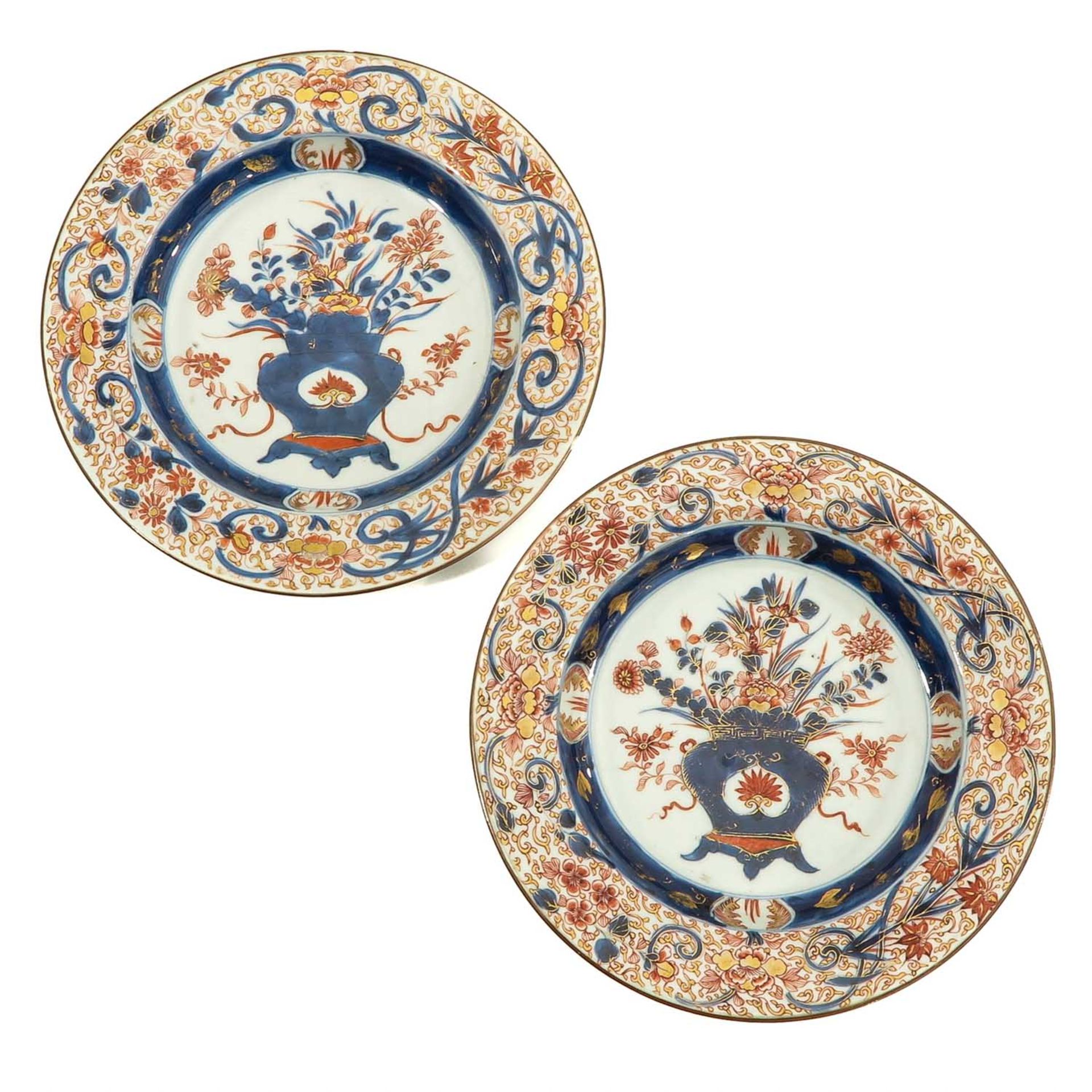 A Pair of Imari Plates