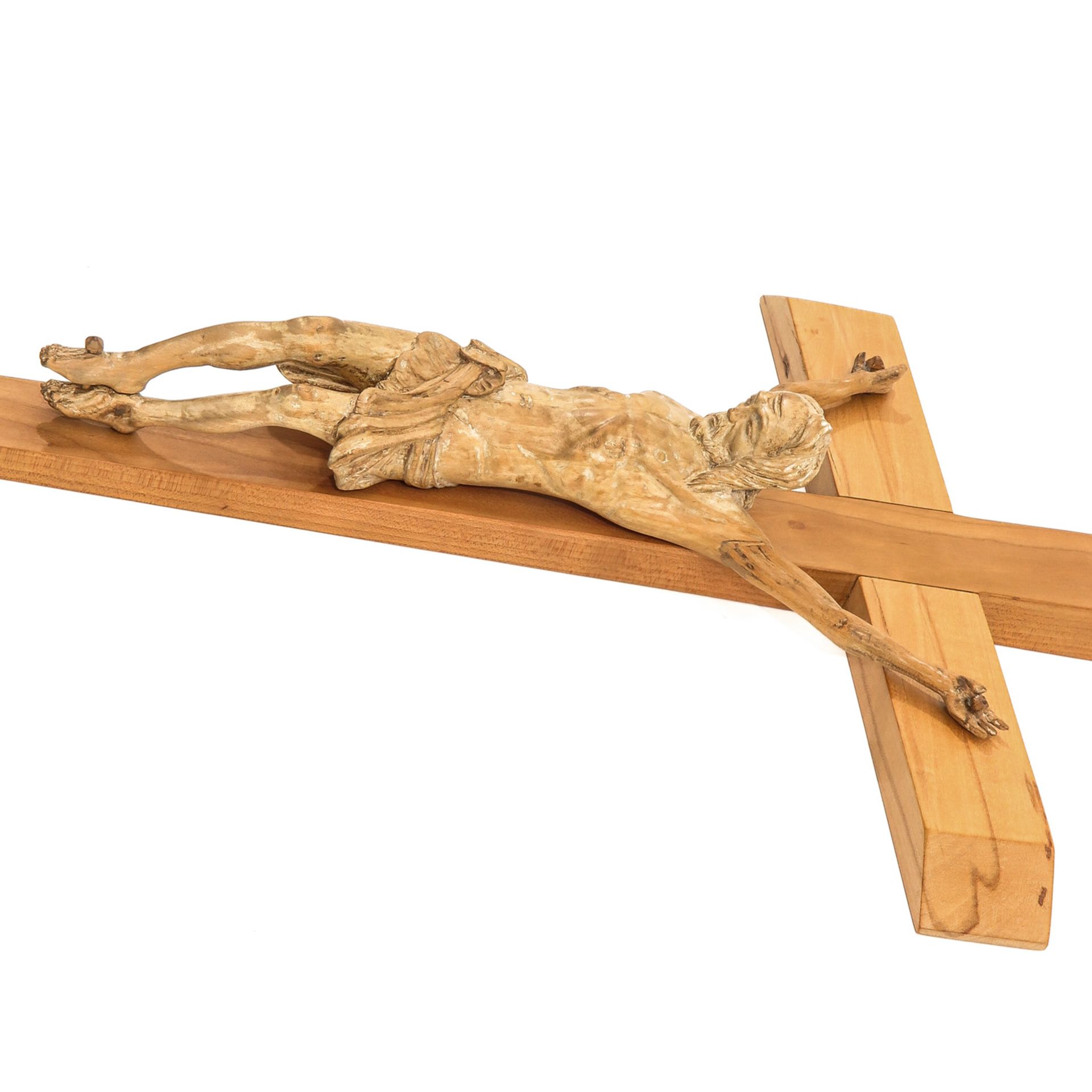 A Wood Crucifix - Image 4 of 6