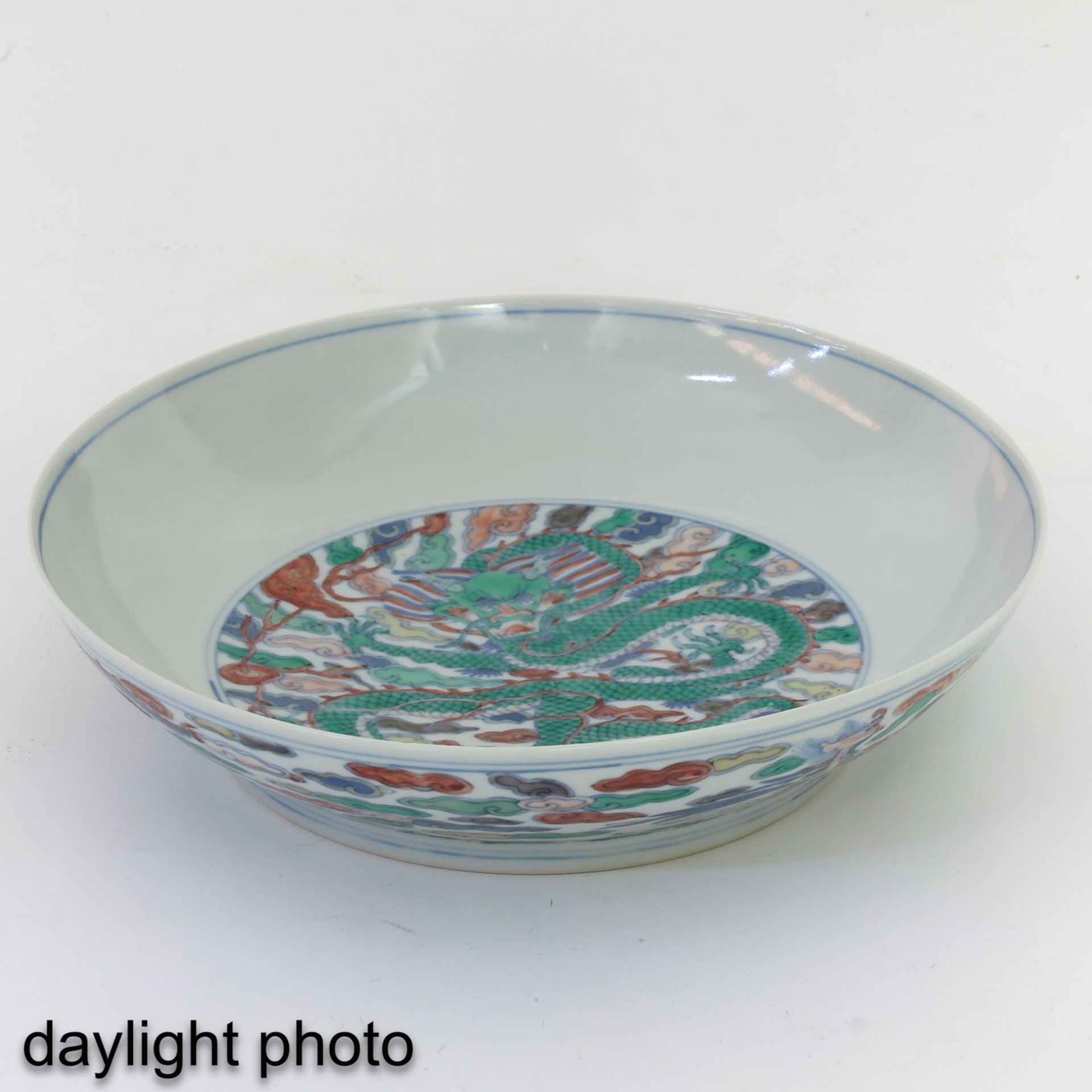 A Polychrome Decor Dish - Image 3 of 6