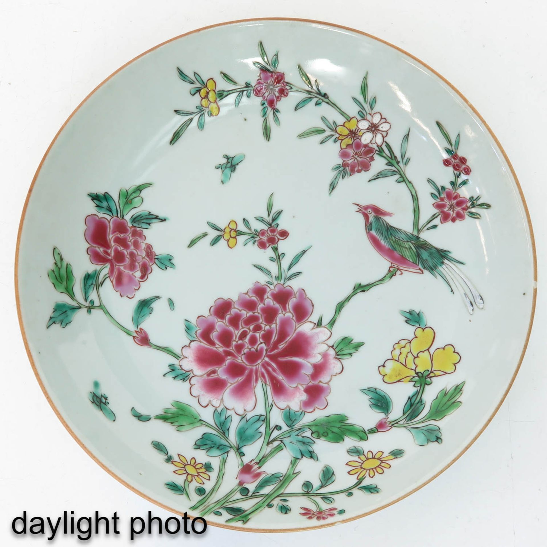 A Pair of Famille Rose Plates - Image 7 of 9