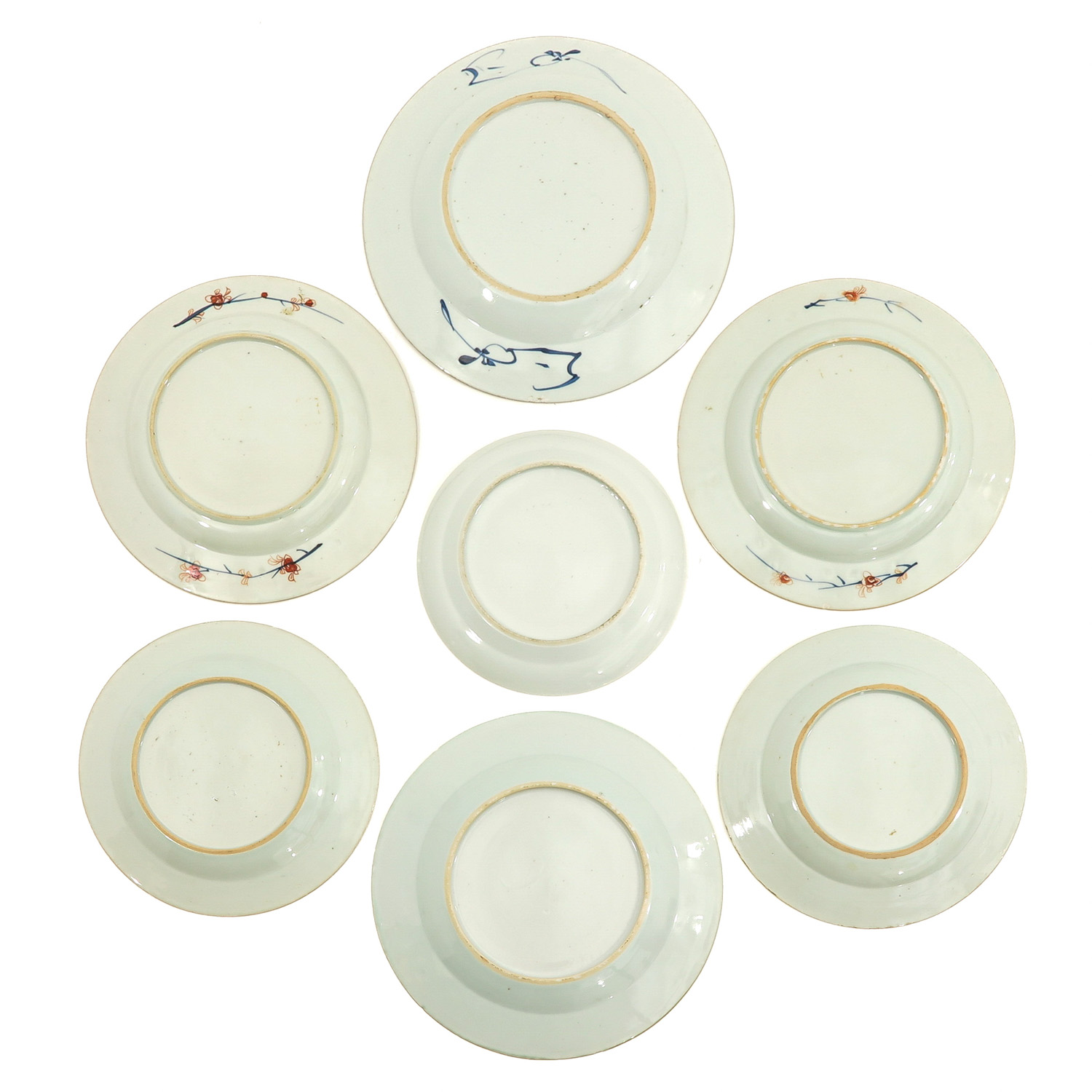 A Collection of 7 Blue and White Plates - Image 2 of 10