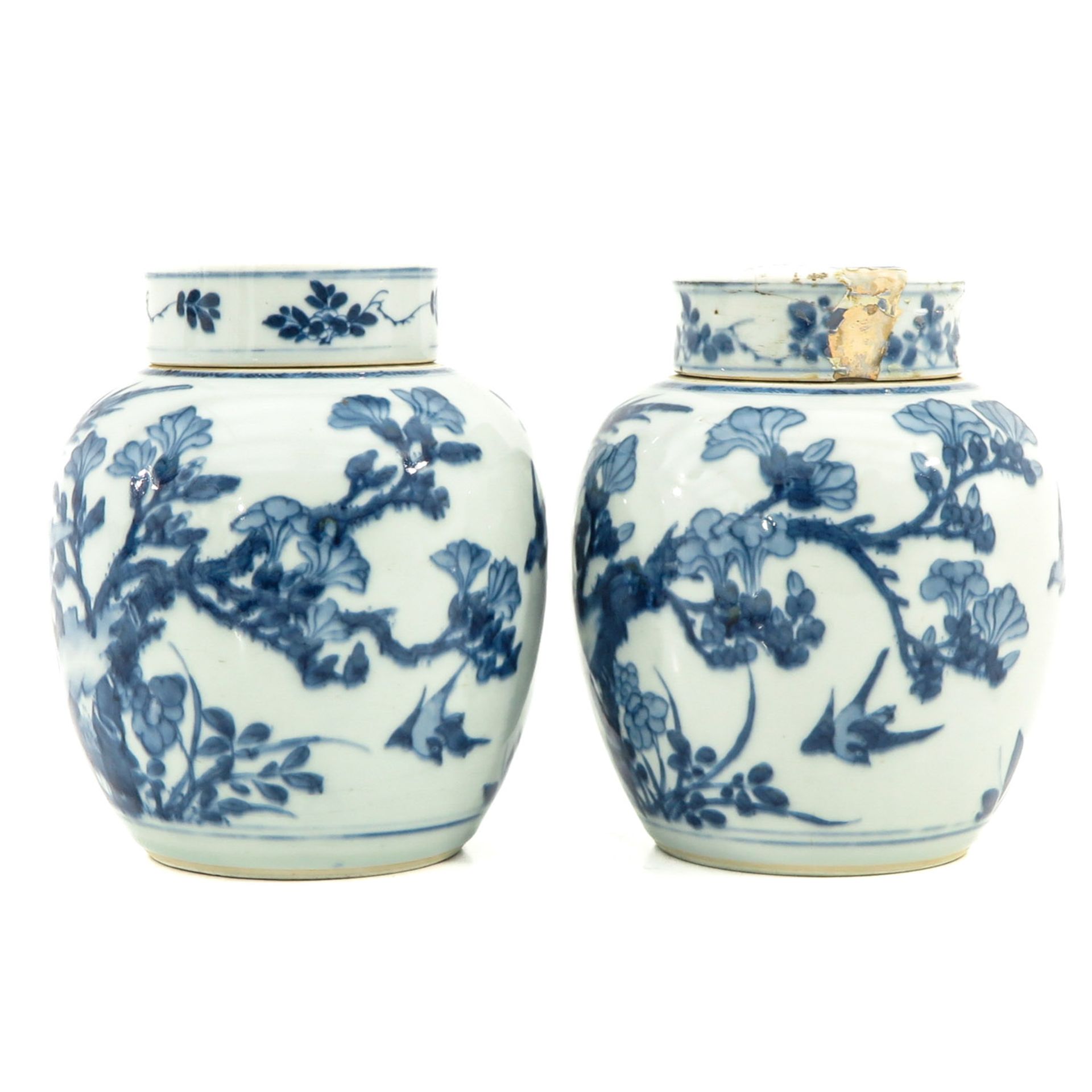 A Pair of Blue and White Ginger Jars - Image 2 of 10
