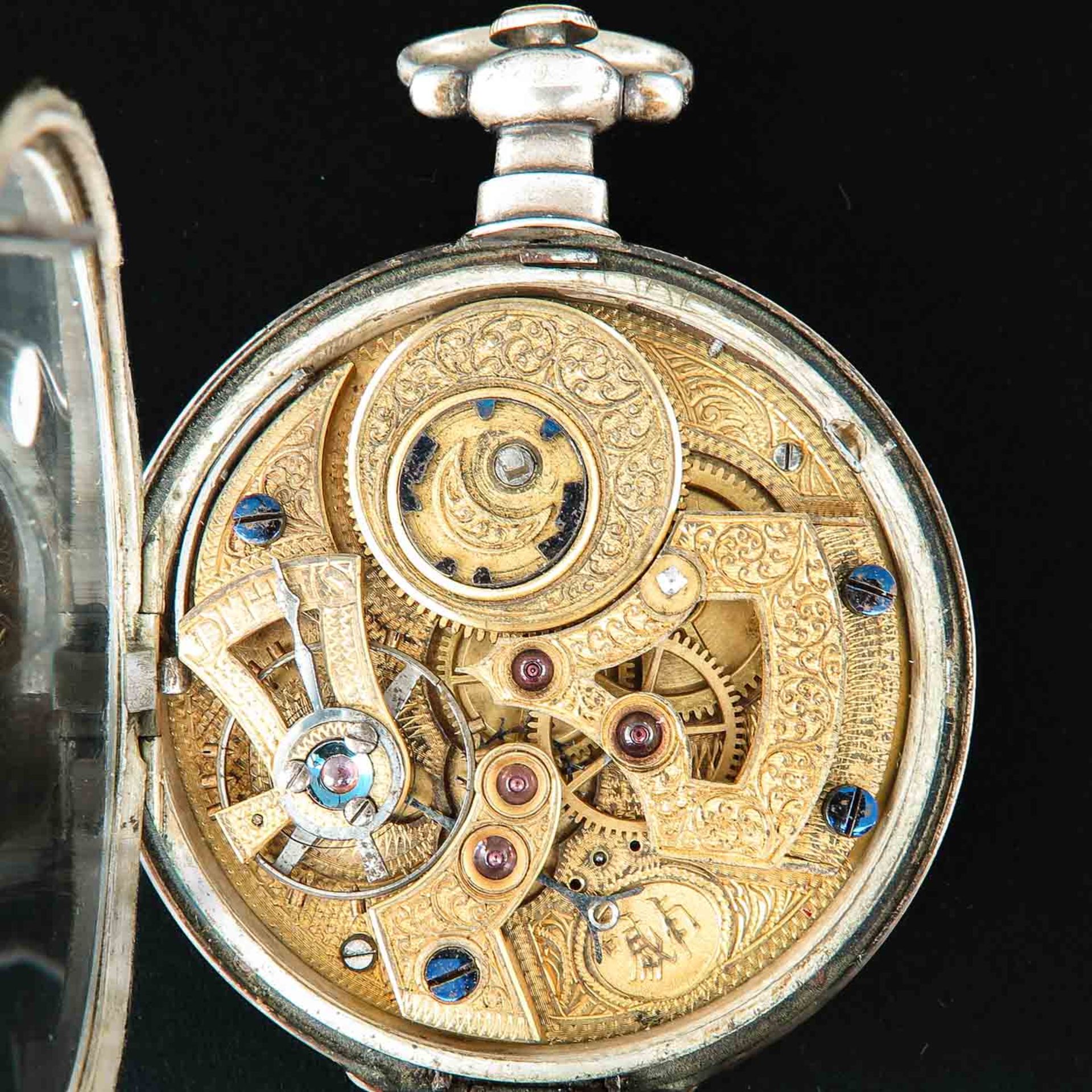 A Chinese Silver Pocket Watch - Image 4 of 5