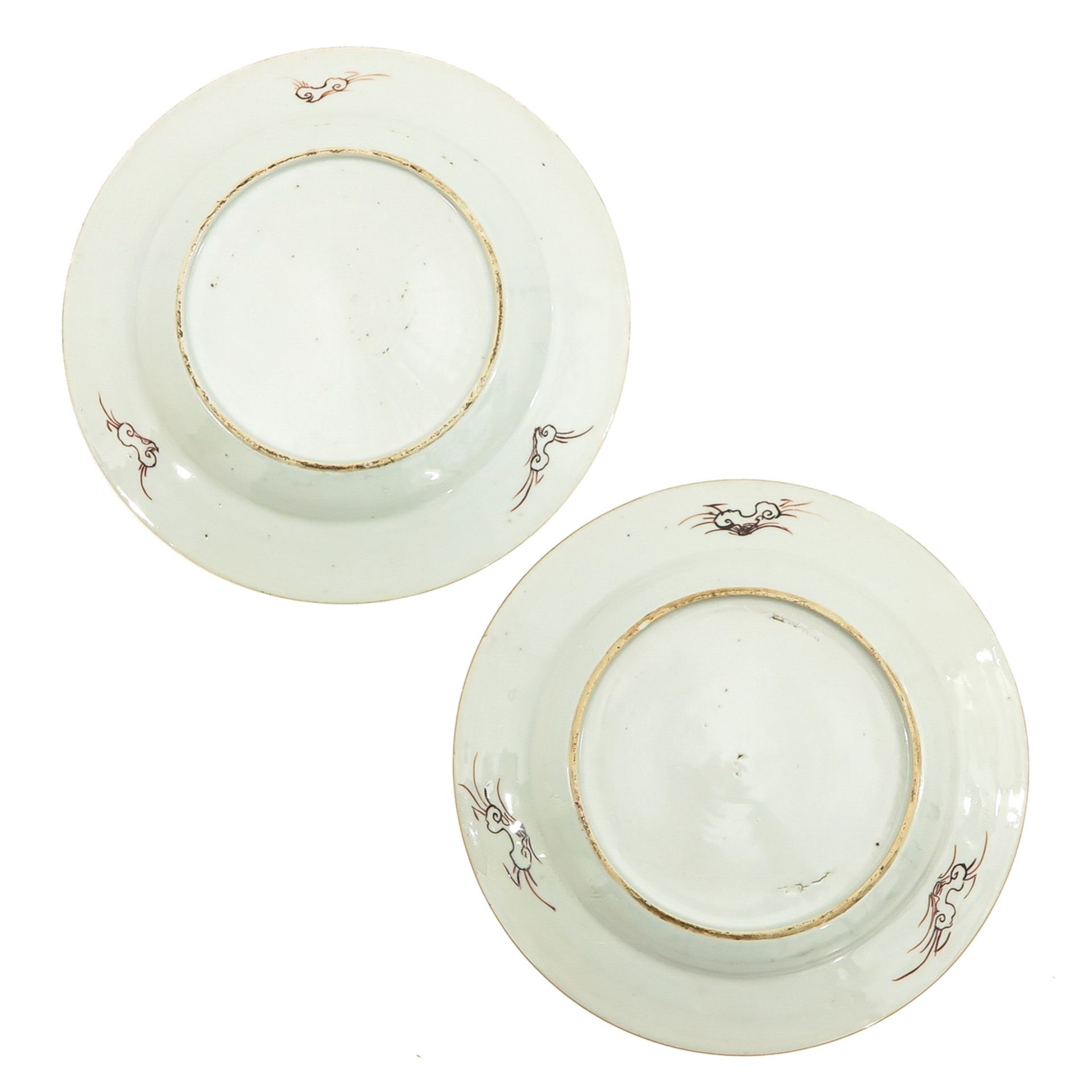 A Pair of Famille Rose Plates - Bild 2 aus 9