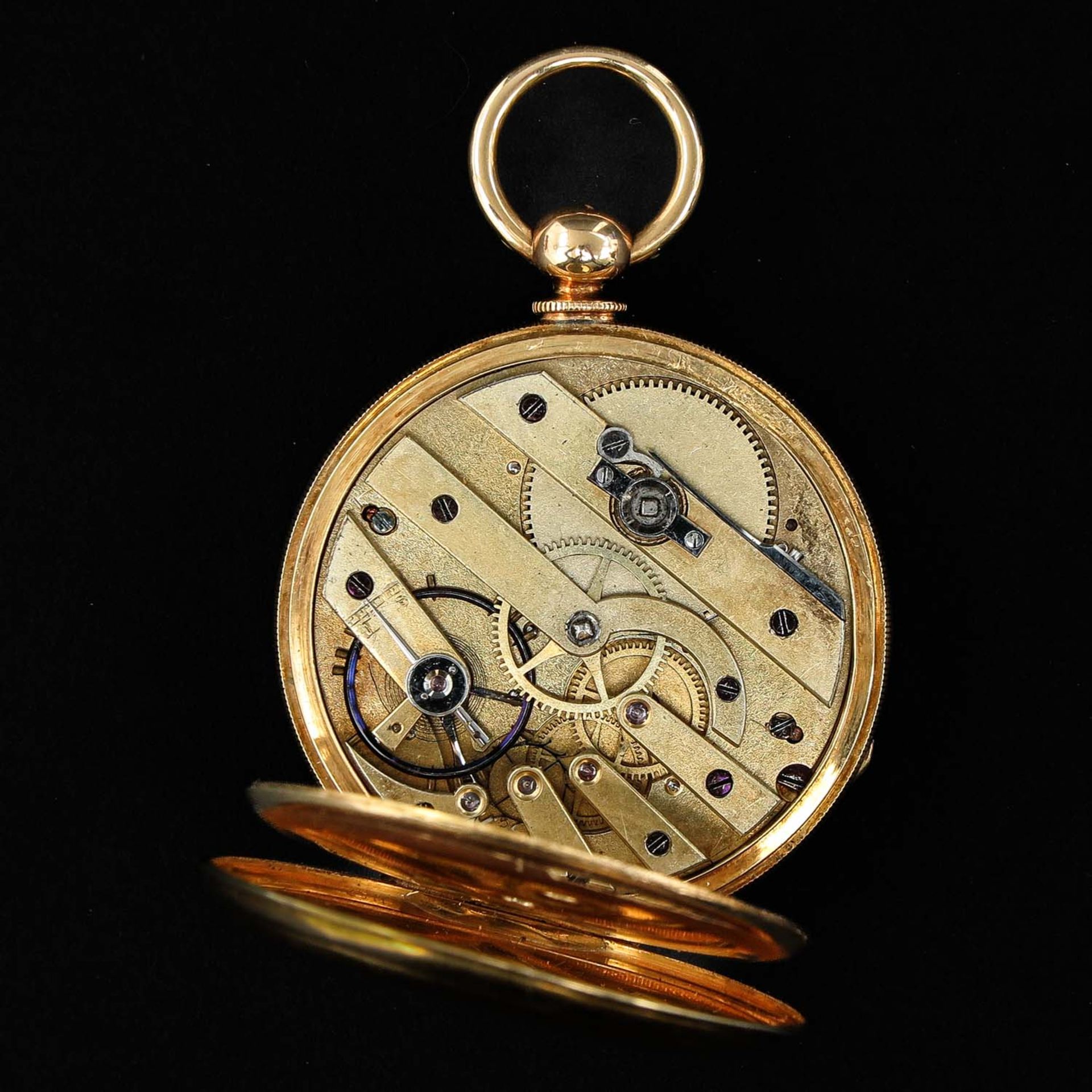 An 18KG Pocket Watch Signed Lutz Brothers - Image 5 of 7