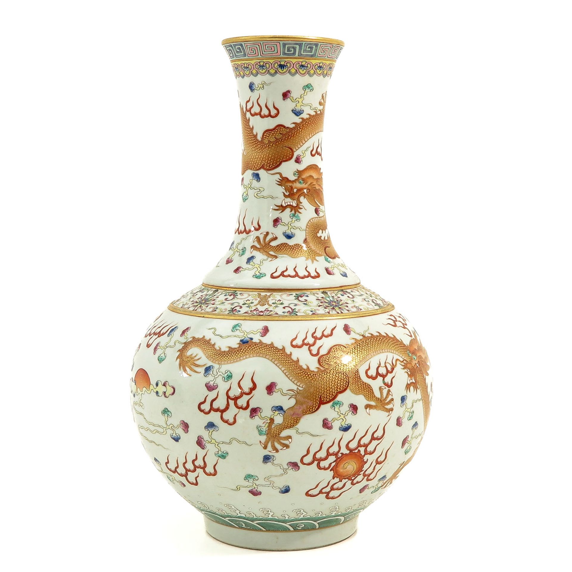 A Famille Rose Vase - Image 4 of 10