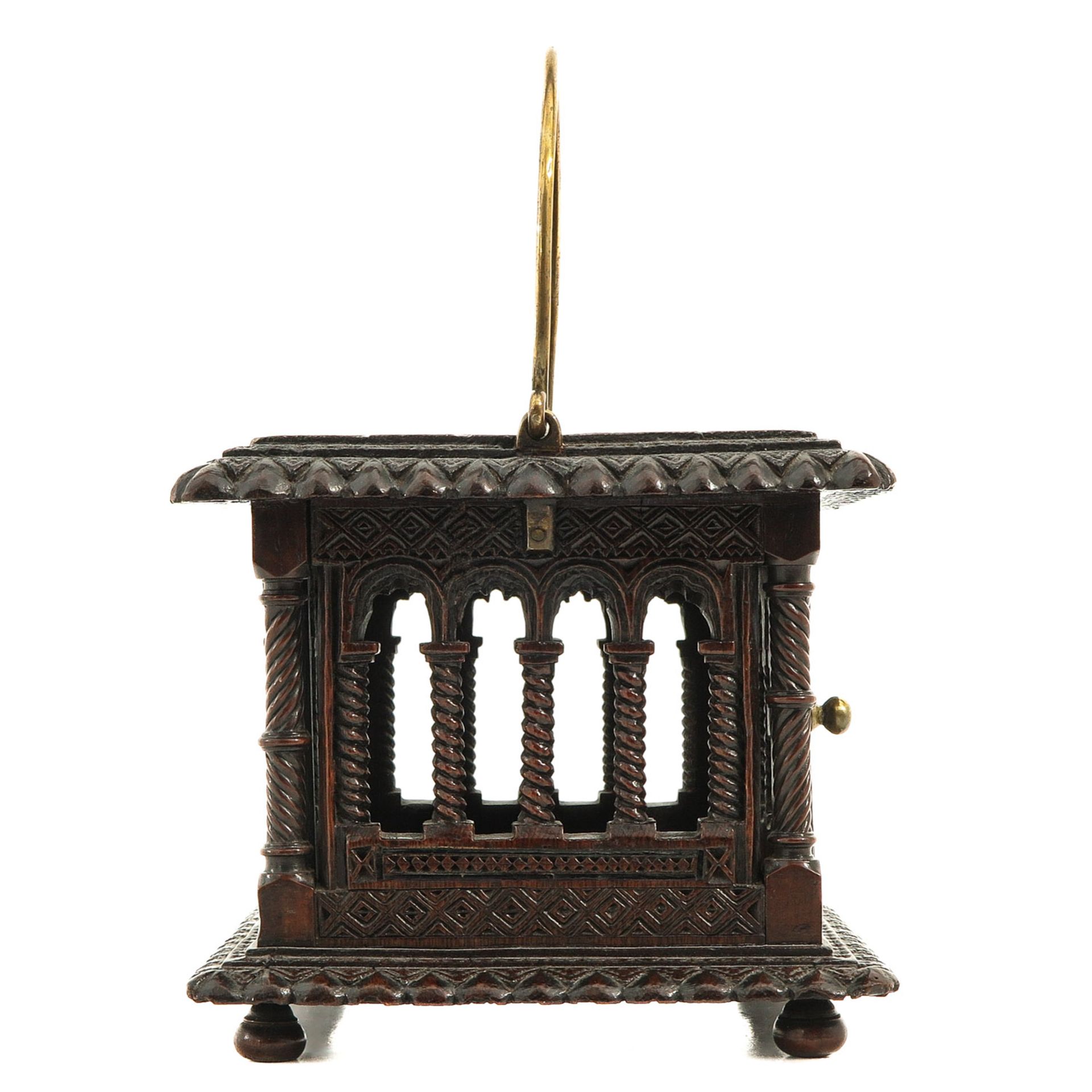 A Carved Wood Stove - Image 4 of 9