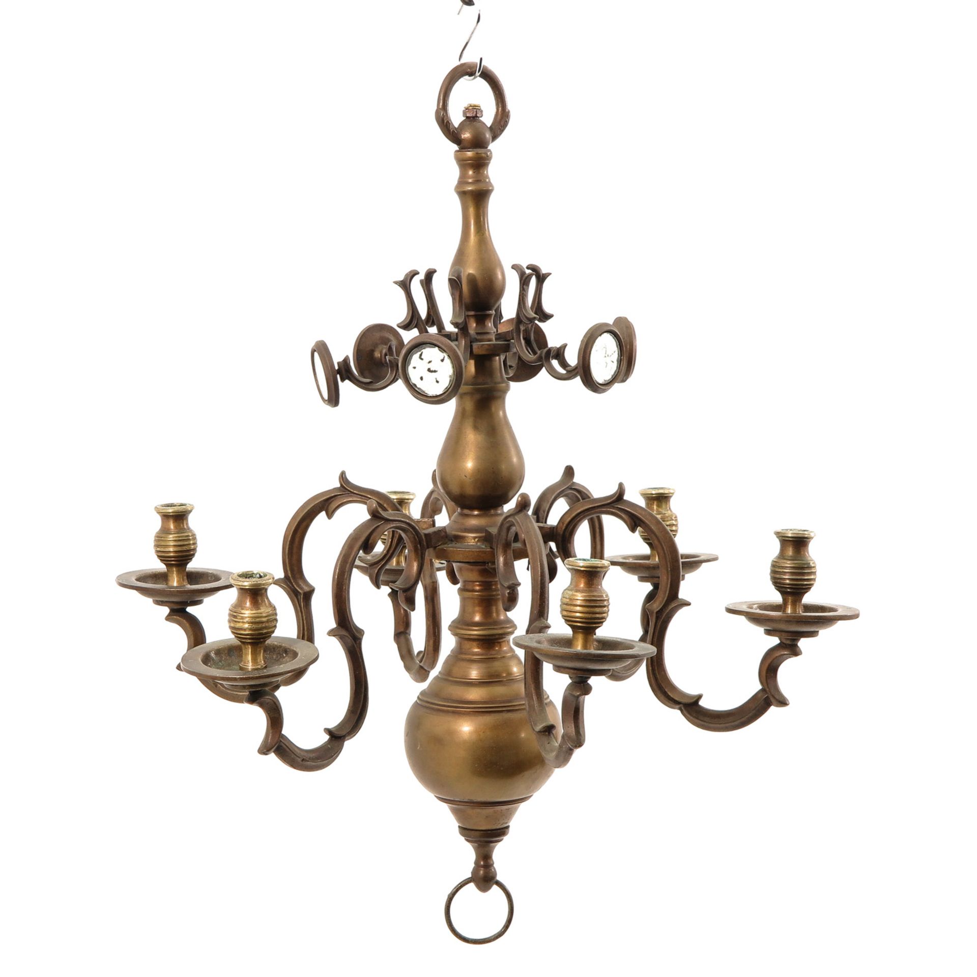 A Bronze Chandelier - Bild 2 aus 7