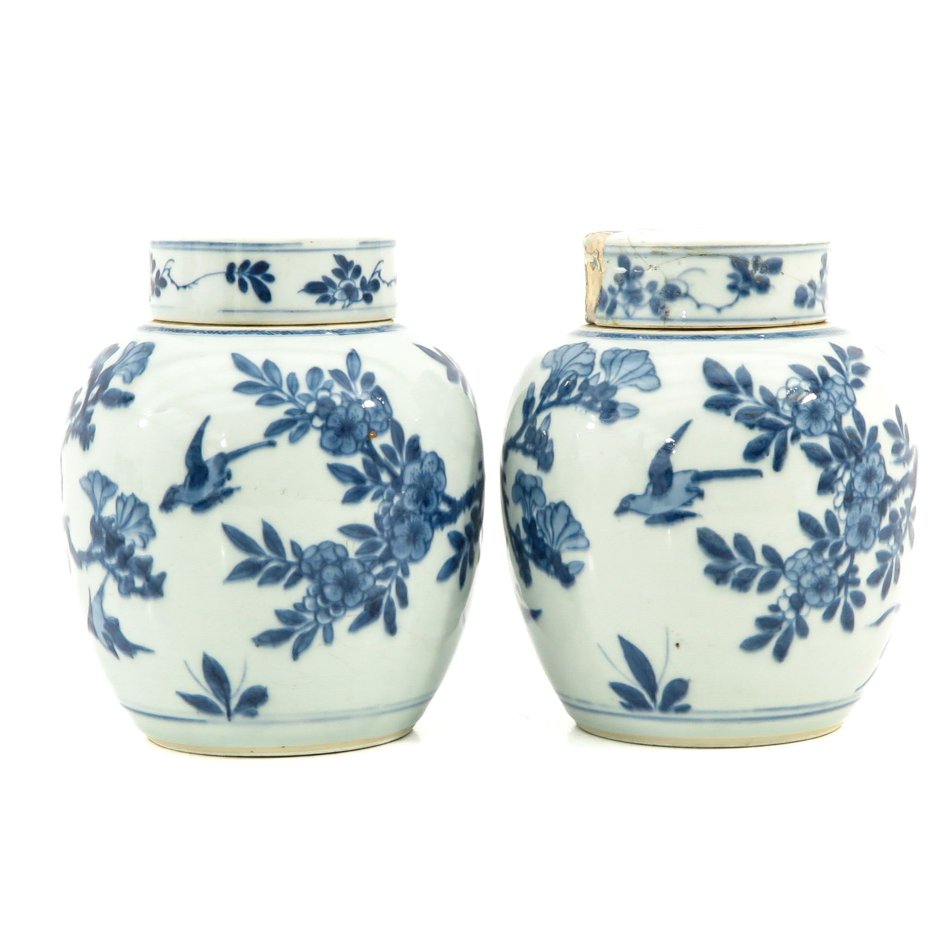 A Pair of Blue and White Ginger Jars - Image 3 of 10