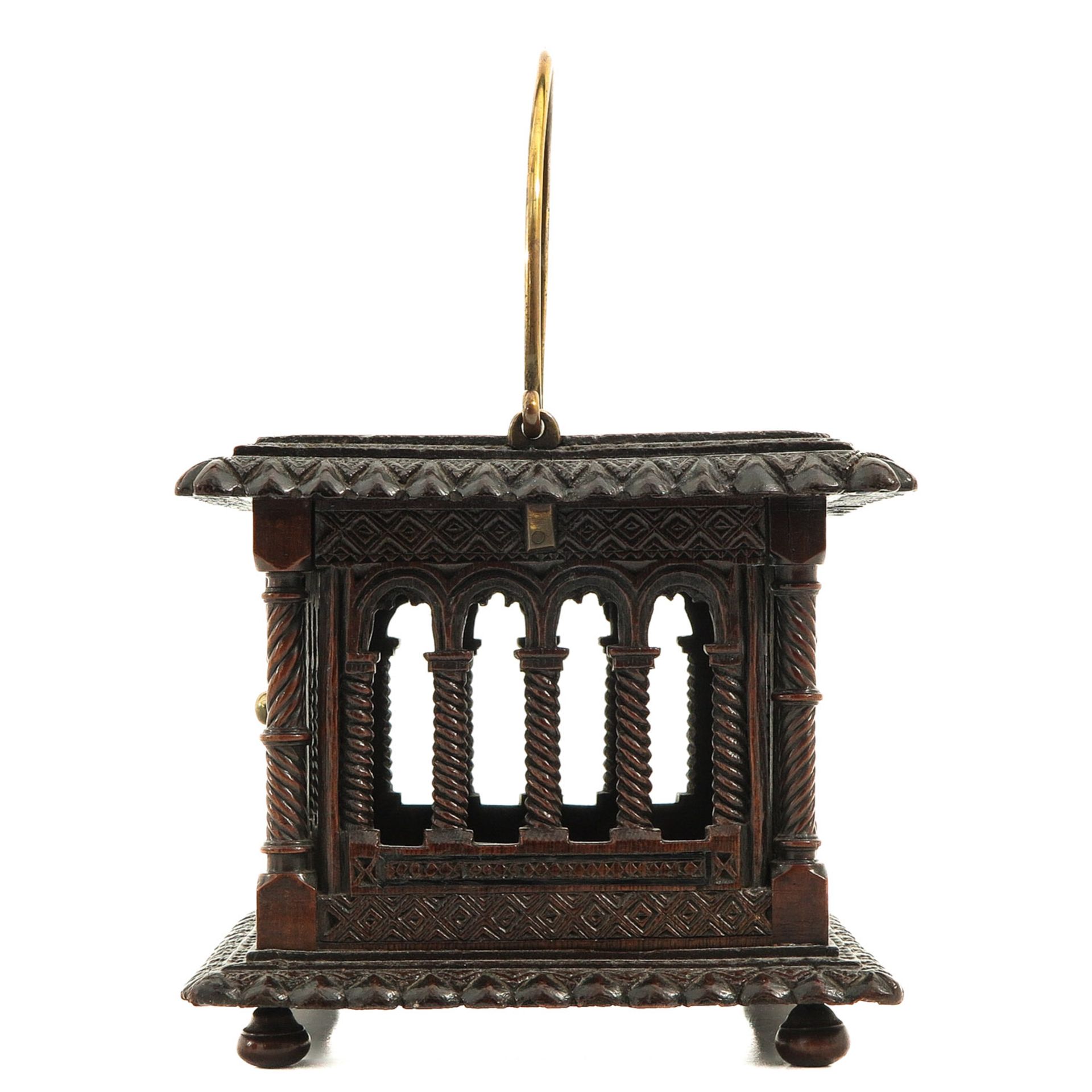 A Carved Wood Stove - Image 2 of 9