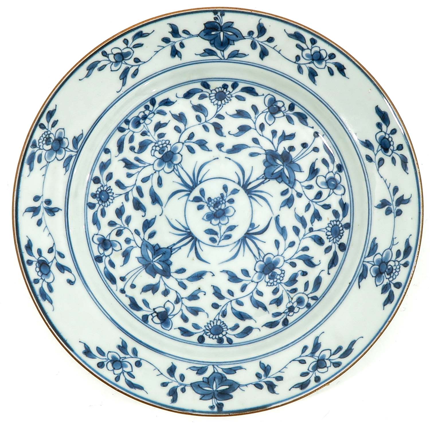 A Lot of 2 Blue and White Plates - Image 3 of 10