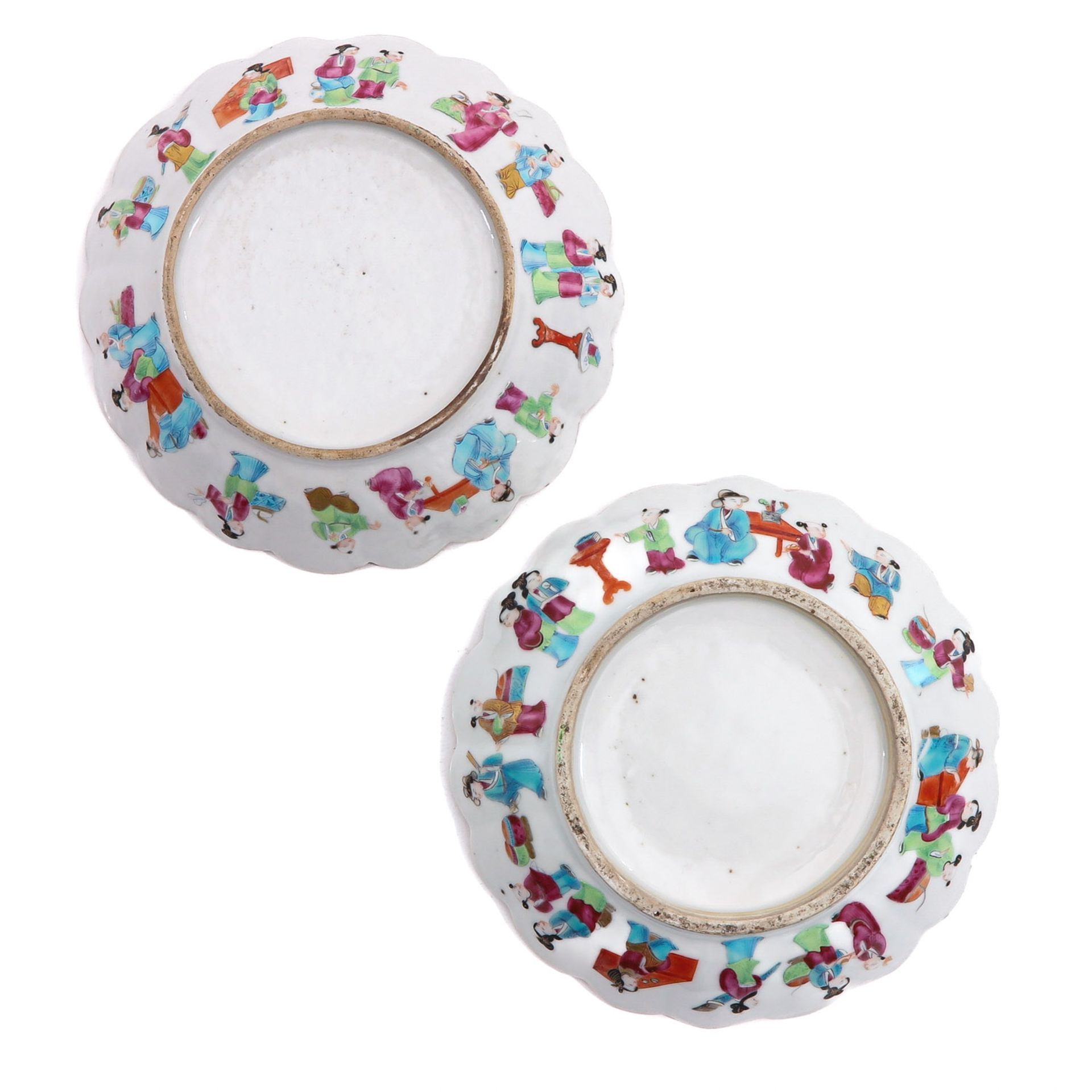 A Pair of Cantonese Plates - Image 3 of 10