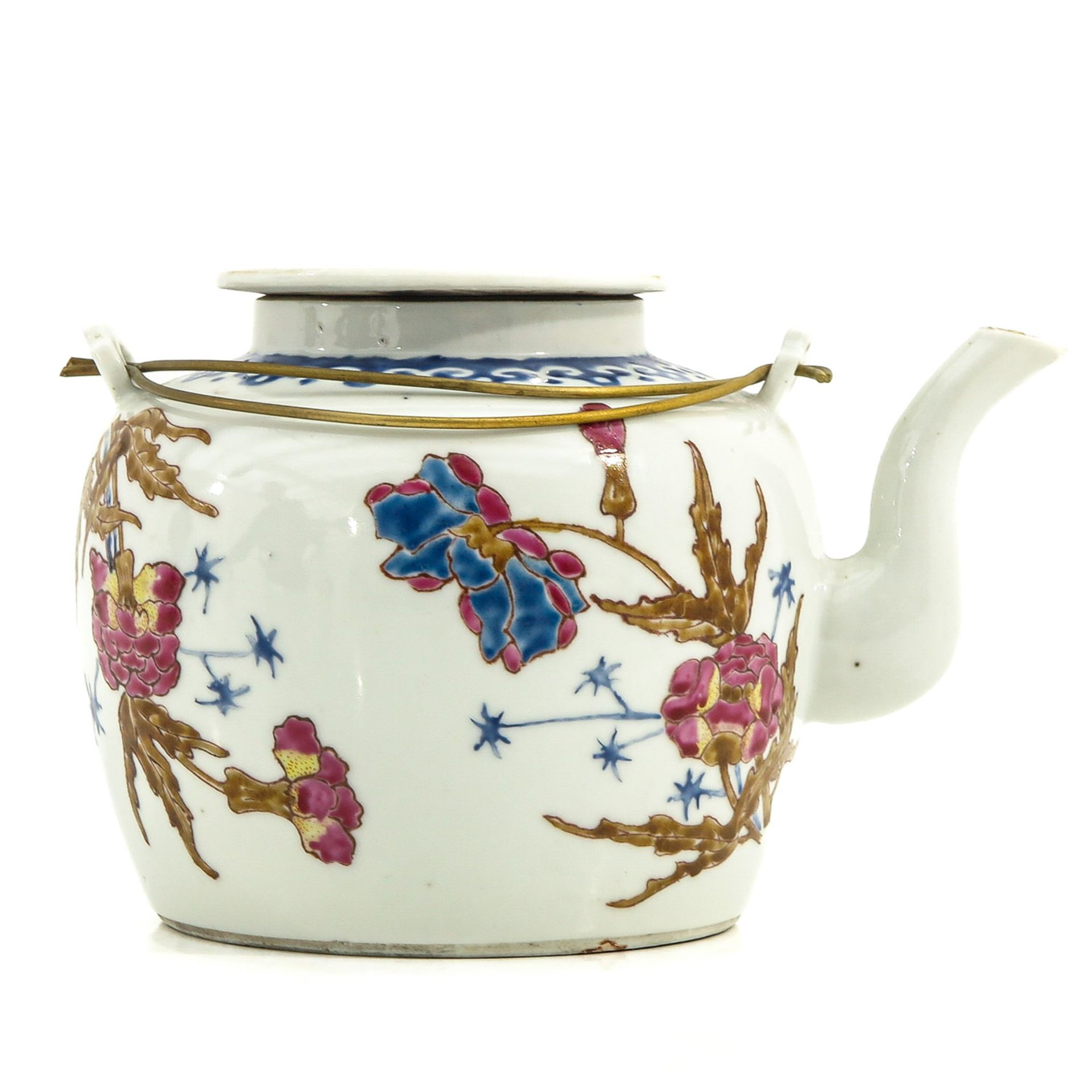 A Famille Rose Teapot - Bild 3 aus 10