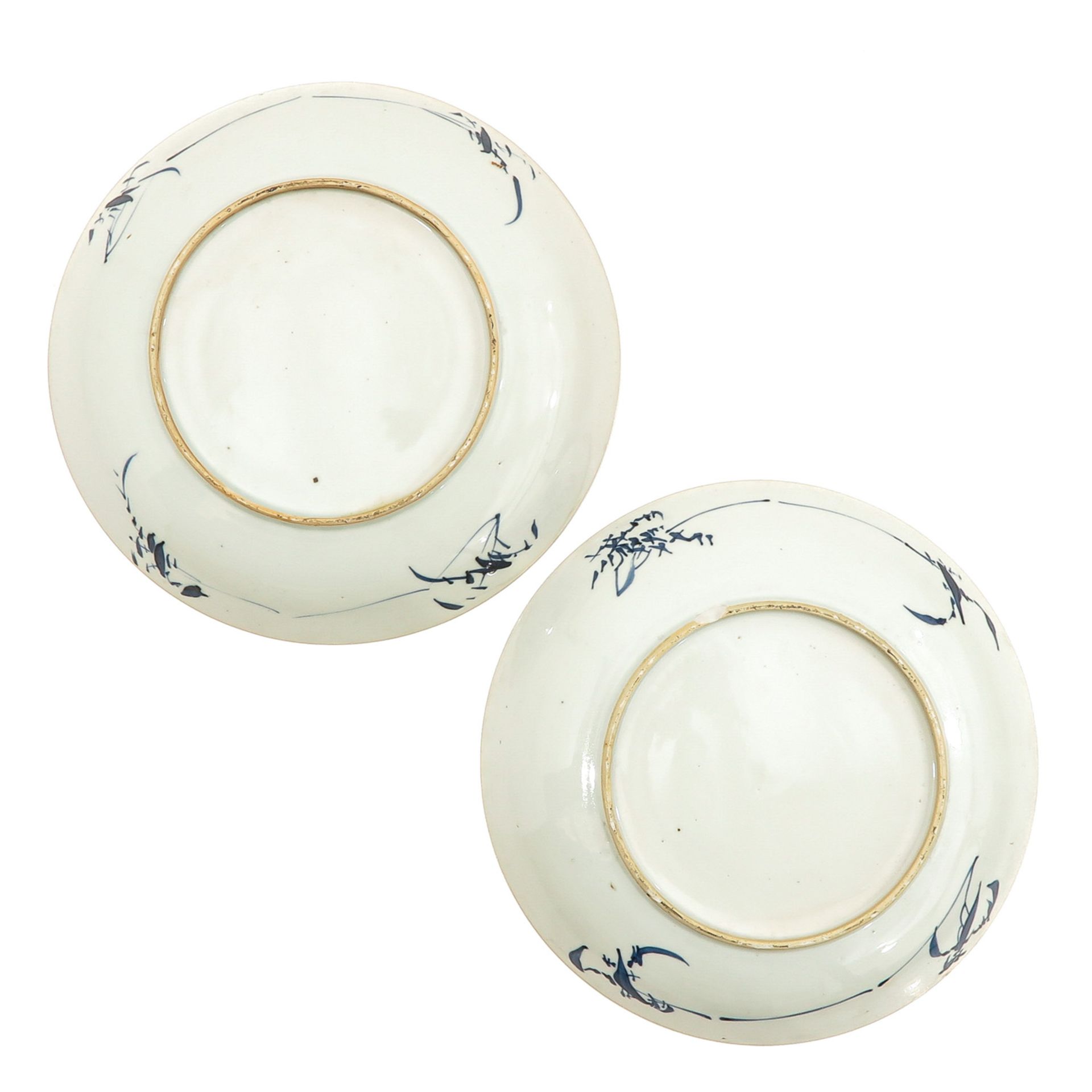 A Pair of Blue and White Plates - Image 2 of 9